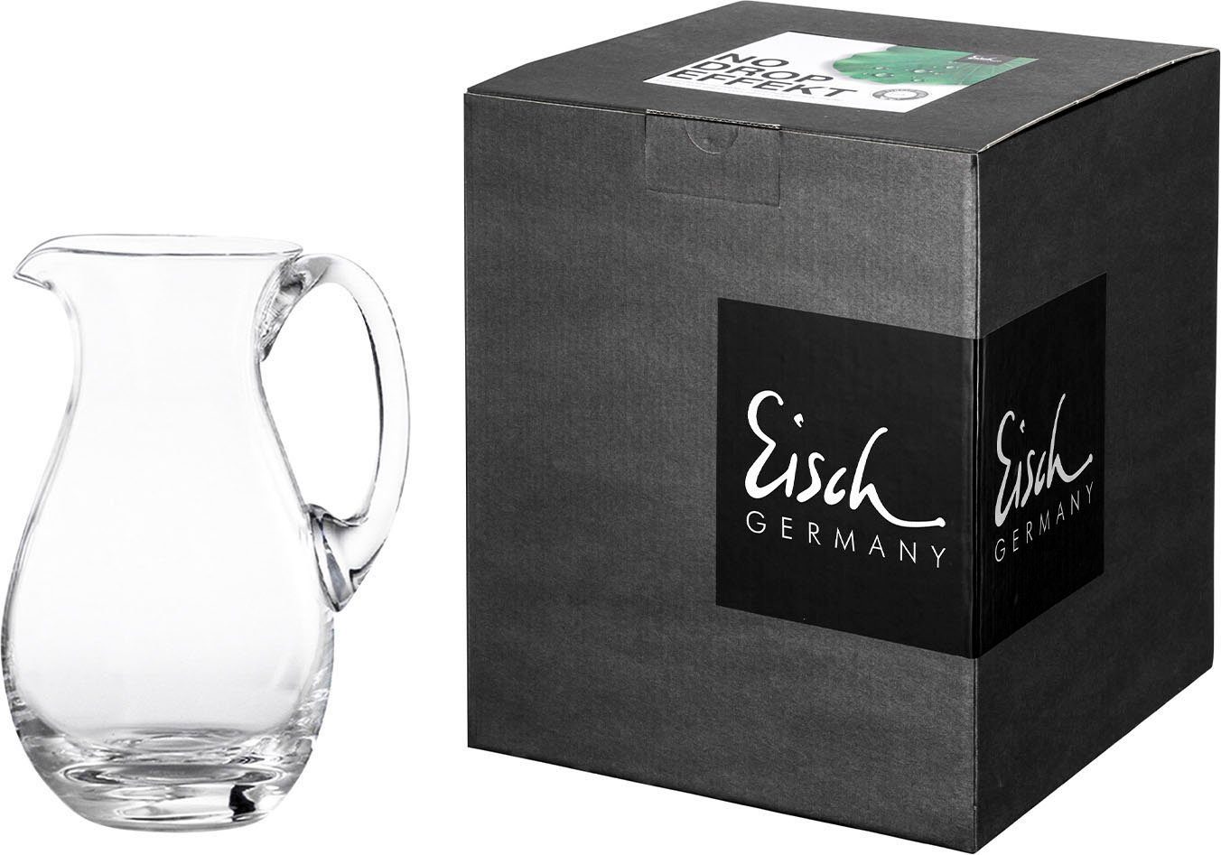 Eisch Germany Wasserkrug 618/1 ND, NO DROP EFFEKT für tropffreies Ausgießen, Kristallglas, 1 Liter