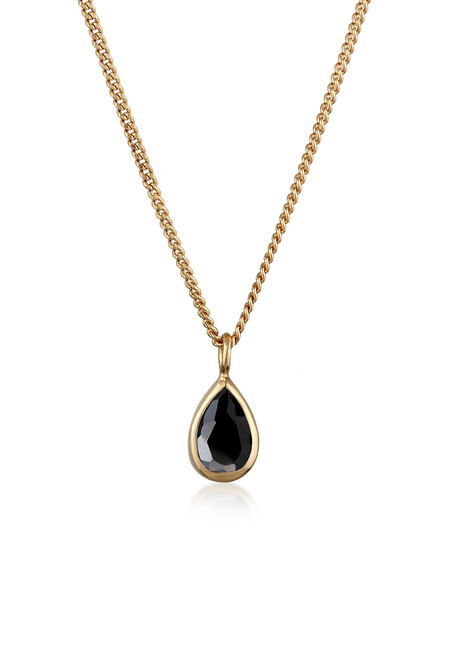 Elli Kette mit Anhänger Zirkonia Tropfen günstig online kaufen