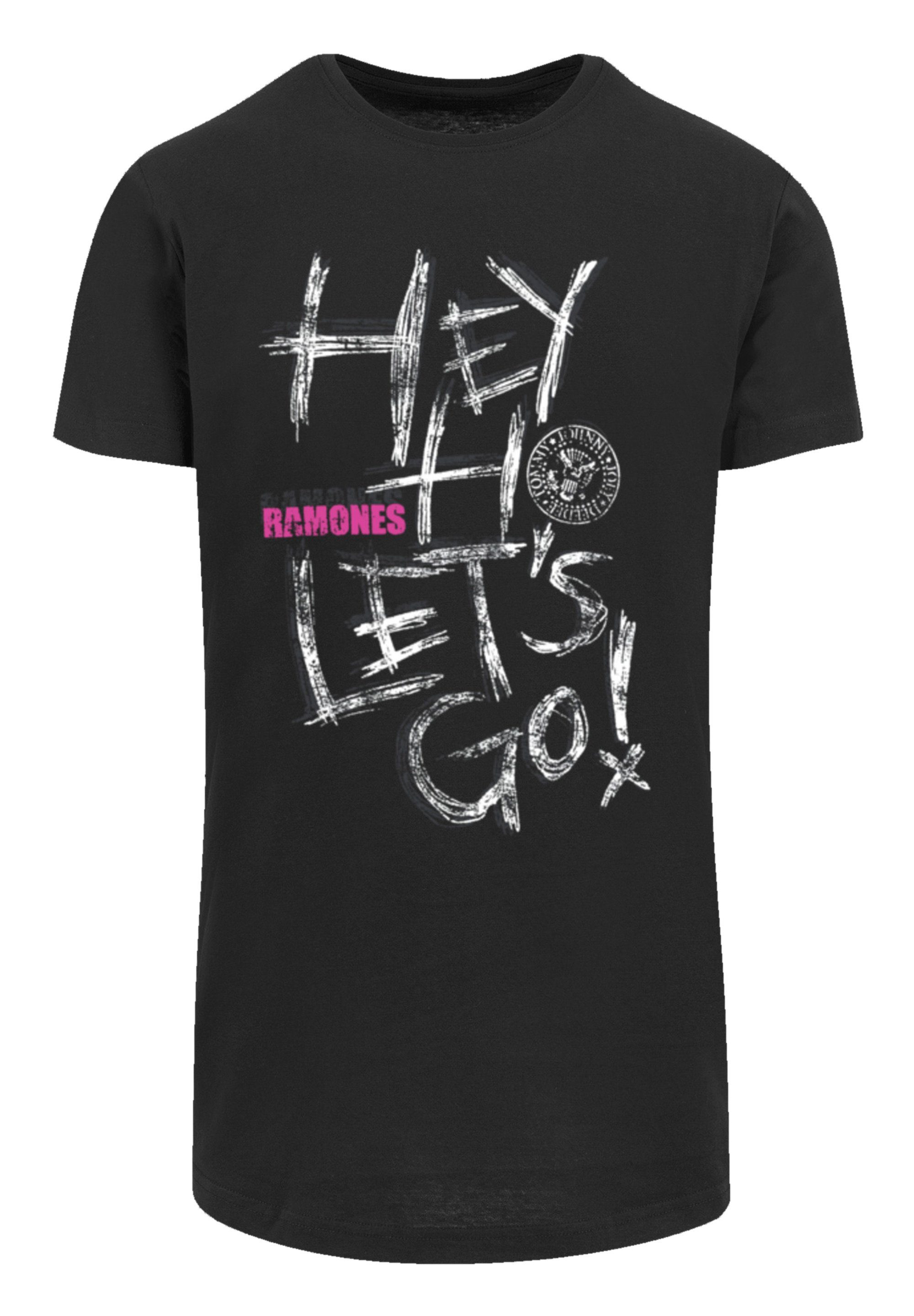 F4NT4STIC T-Shirt Ramones Rock Musik Go Hey Band, Premium Ho Rock-Musik Qualität, Let's Band