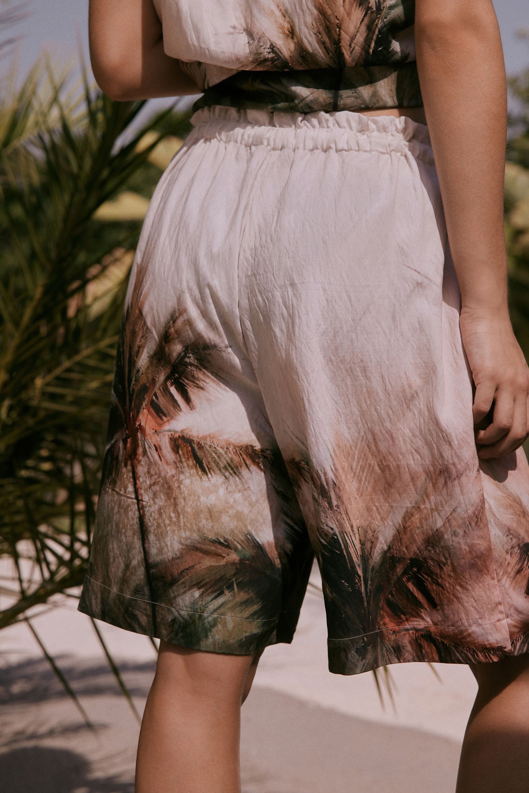 Next Bermudas Bermudashorts mit Palmen-Print (1-tlg) günstig online kaufen