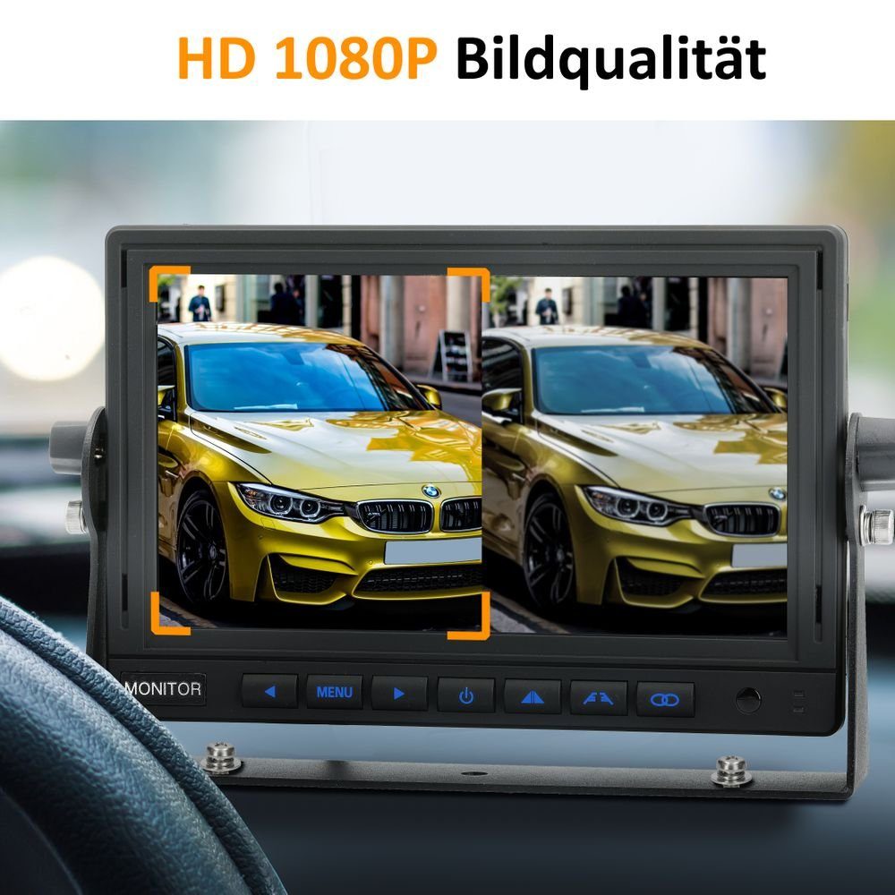 VSG24 Kugelkopfkamera LOGISTIK HD für Kleintransporter, Sprinter & LKW Rückfahrkamera (Hochauflösende 1080P HD, Nachtsicht, 120° Blickwinkel, Wetterfest)