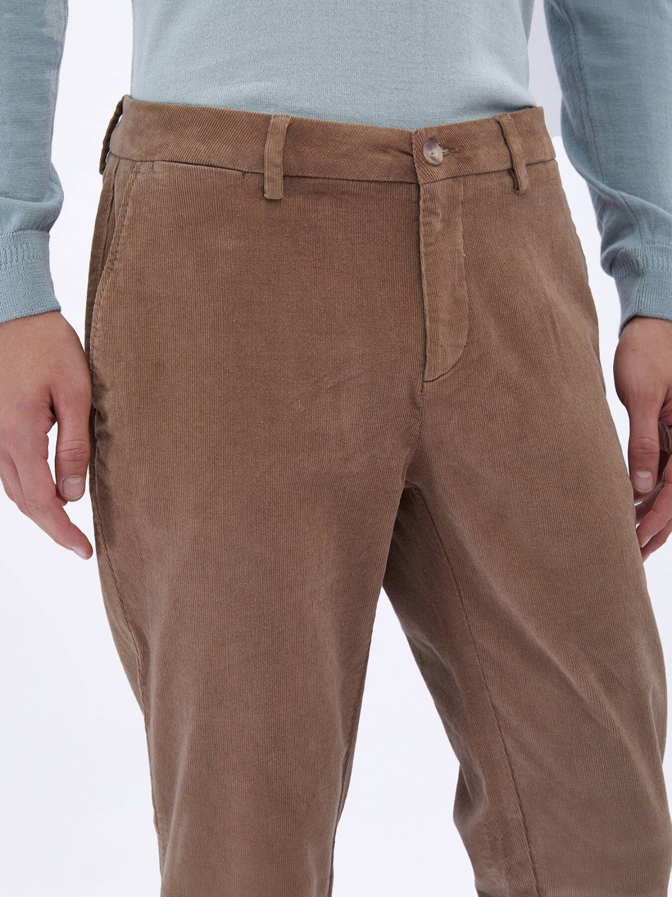 KİP Boyfriend-Jeans Lässige Hose aus gewebtem Cord mit regulärer Passform aus Baumwollmisc