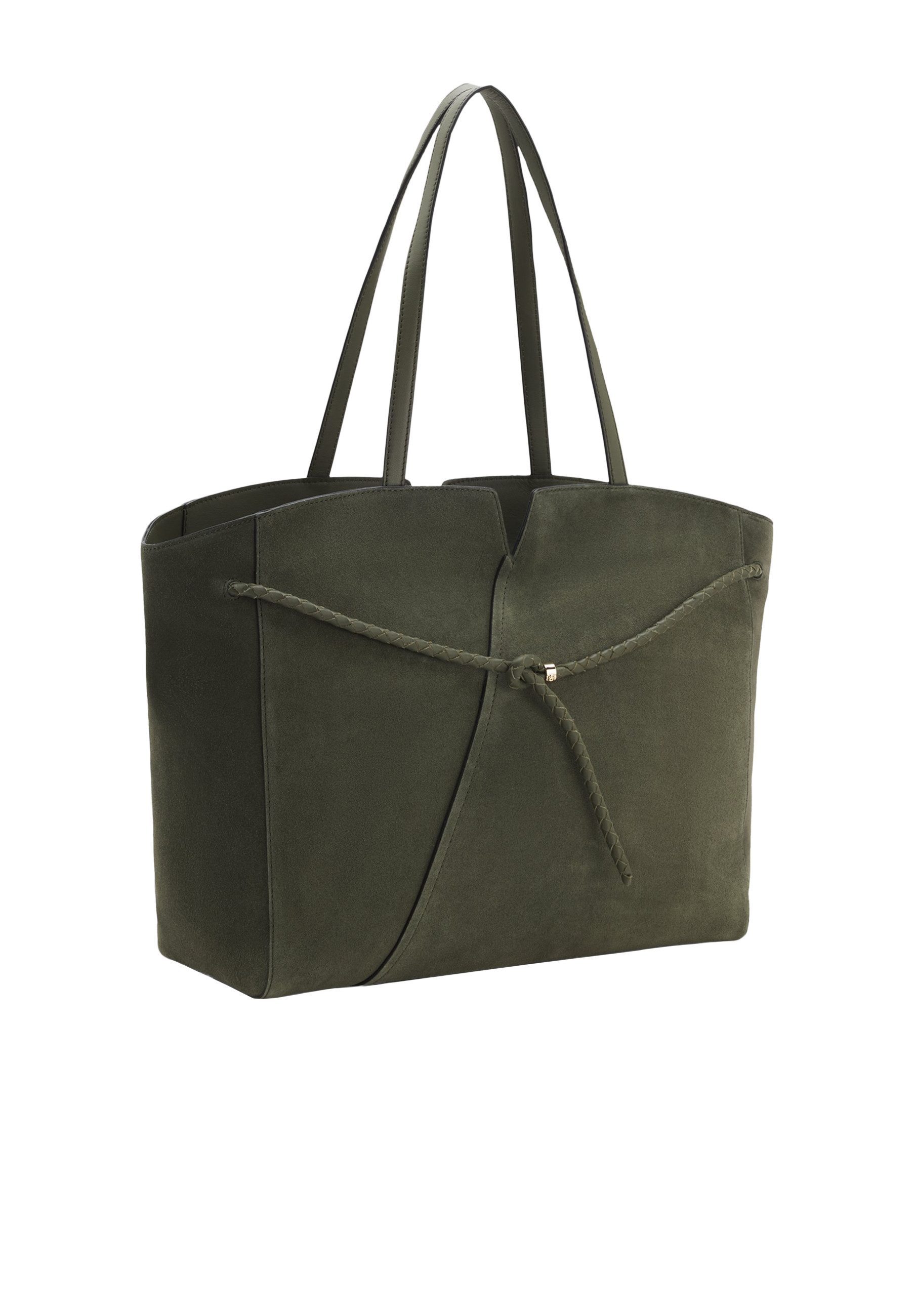 BOSS Umhängetasche Revers Tote aus Veloursleder (keine Angabe, 1-tlg., keine Angabe)