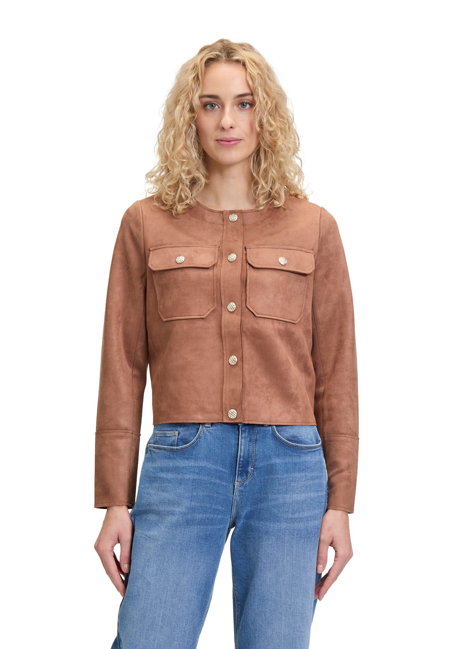 Jackenblazer Cartoon Blazer-Jacke mit Taschen