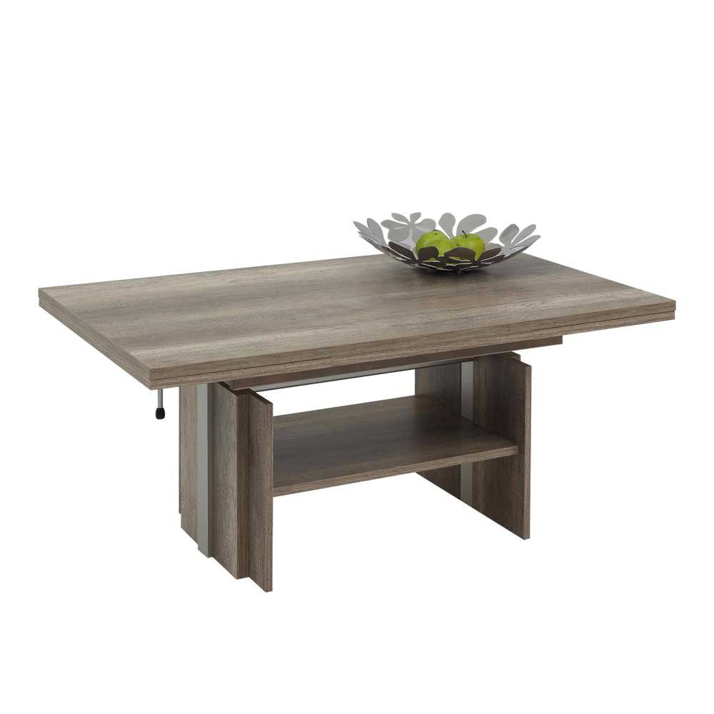 Pharao24 Couchtisch Bascenla, ausziehbar