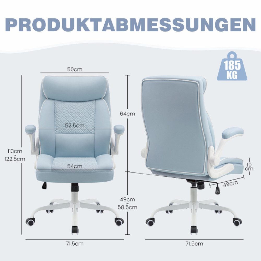 Hellove Bürostuhl Chefsessel Schreibtischstuhl Drehstuhl Computerstuhl mit günstig online kaufen
