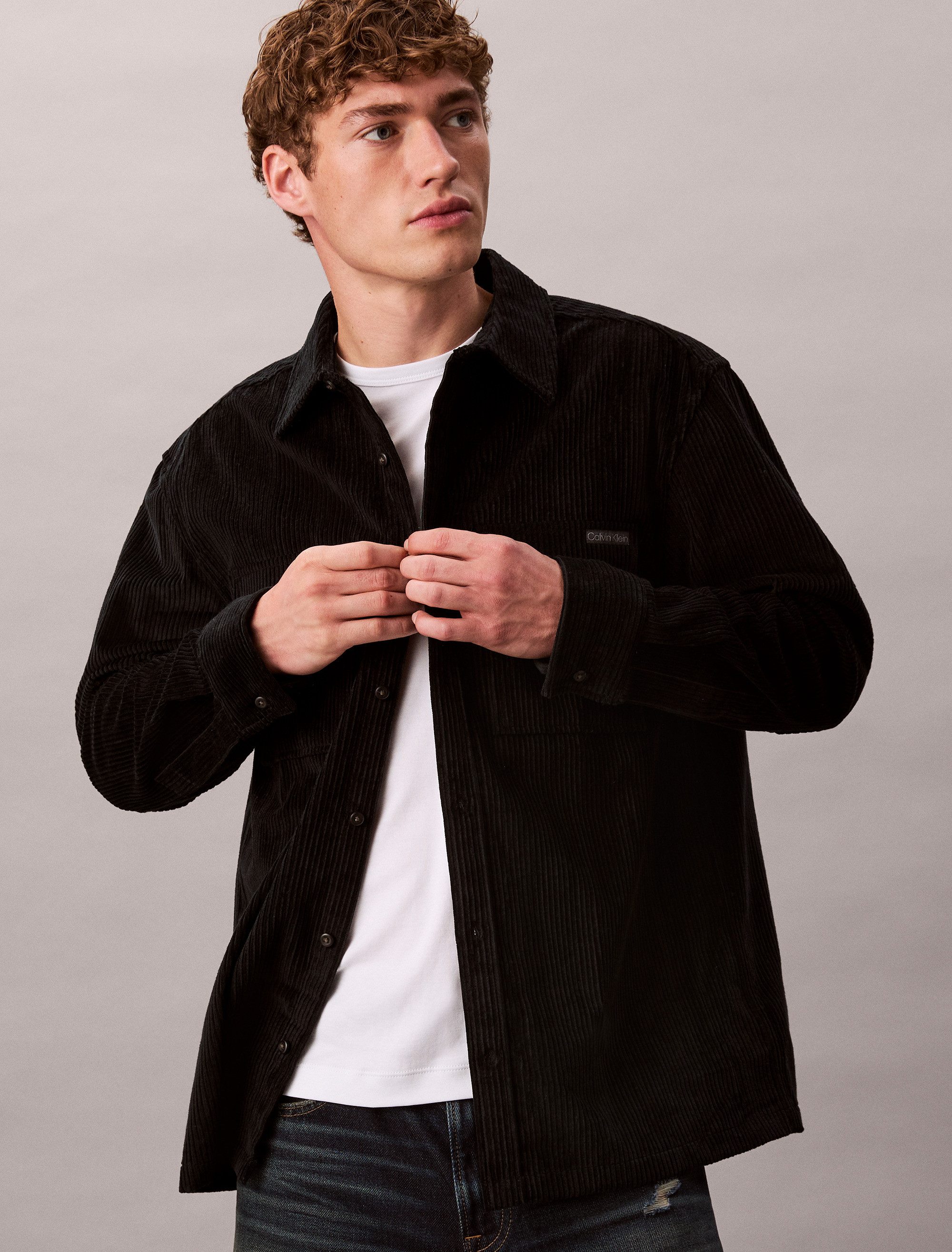 Calvin Klein Jeans Langarmhemd relaxed fit, günstig online kaufen