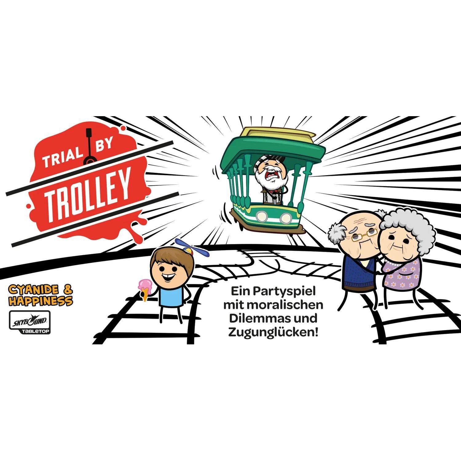 Asmodee Spiel Trial by Trolley