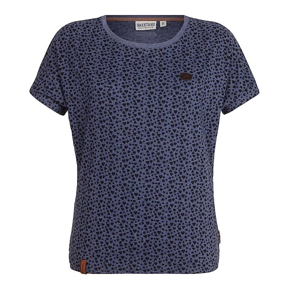 naketano T-Shirt Damen mit Herzen in grau oder blau günstig online kaufen