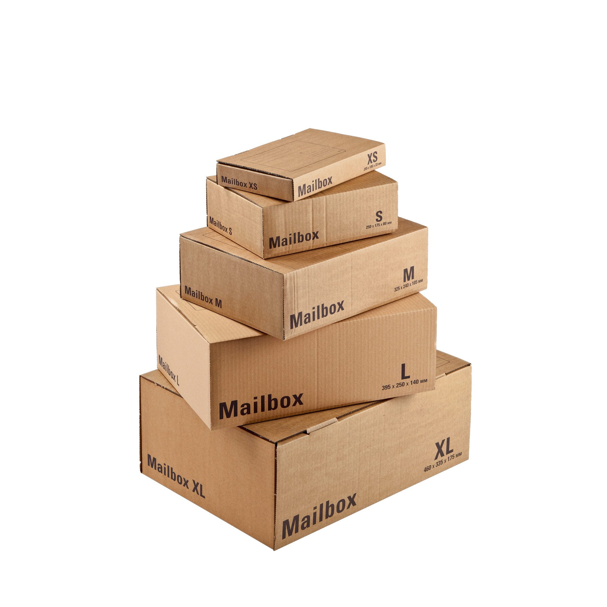 COLOMPAC Versandkarton Versandkarton Mailbox CP 098.03 M braun