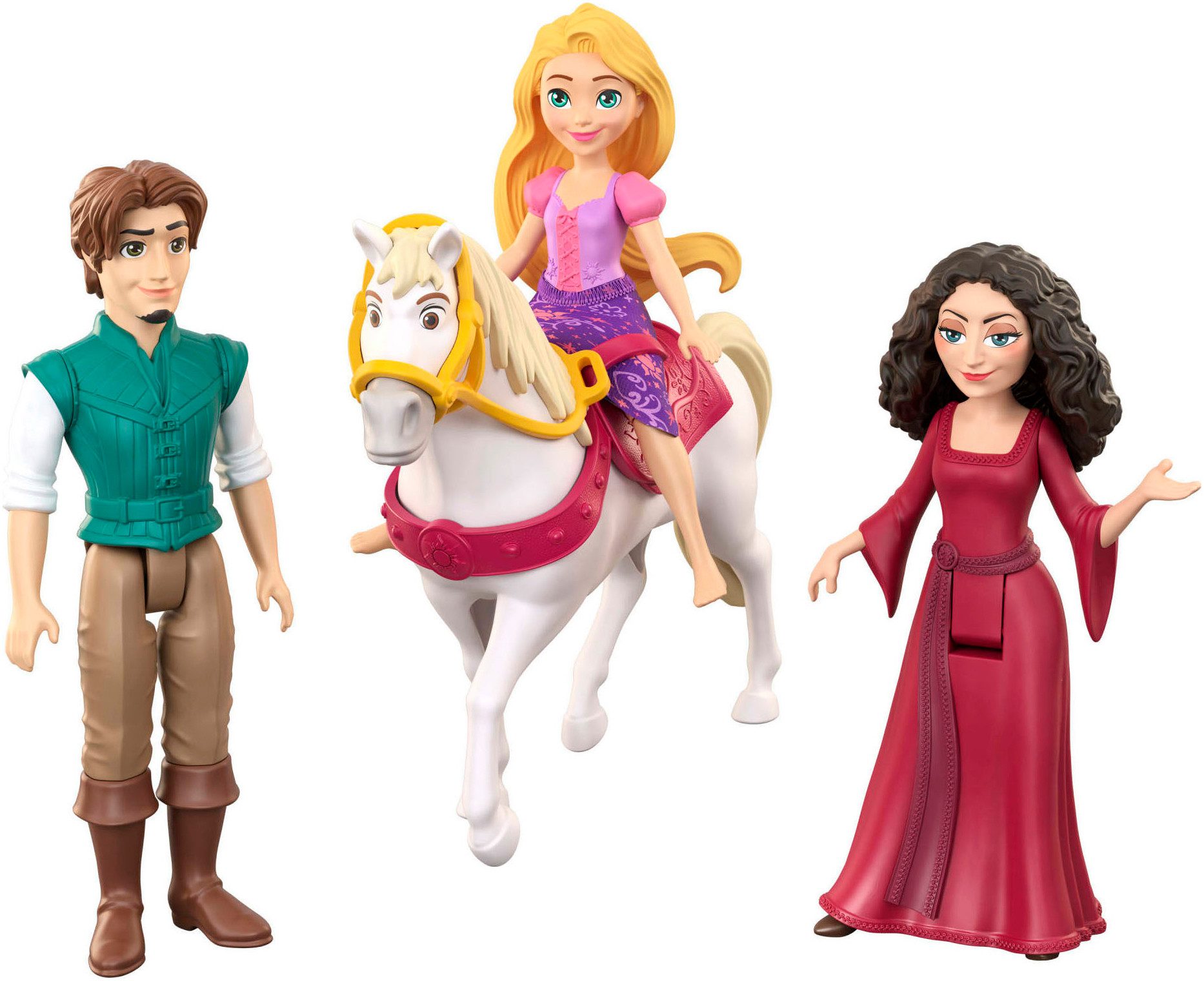 Mattel® Anziehpuppe Disney Prinzessin, Kleine Puppen Rapunzel Pack günstig online kaufen