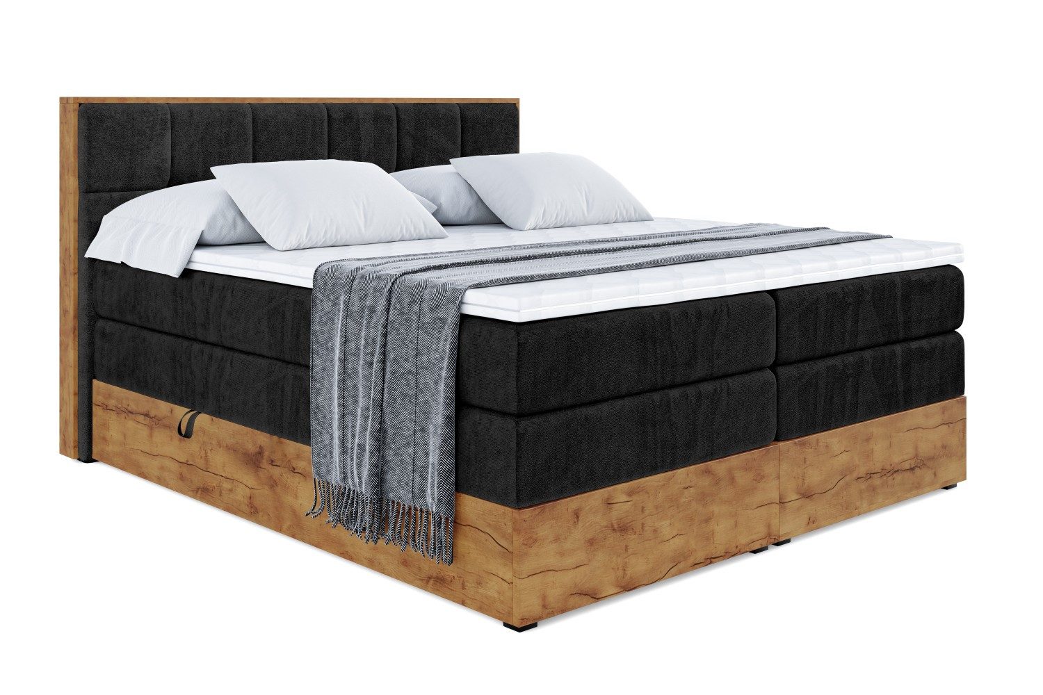 ALTDECOR Boxspringbett LOLLI7 KING (Multipocket-Matratze H4, günstig online kaufen