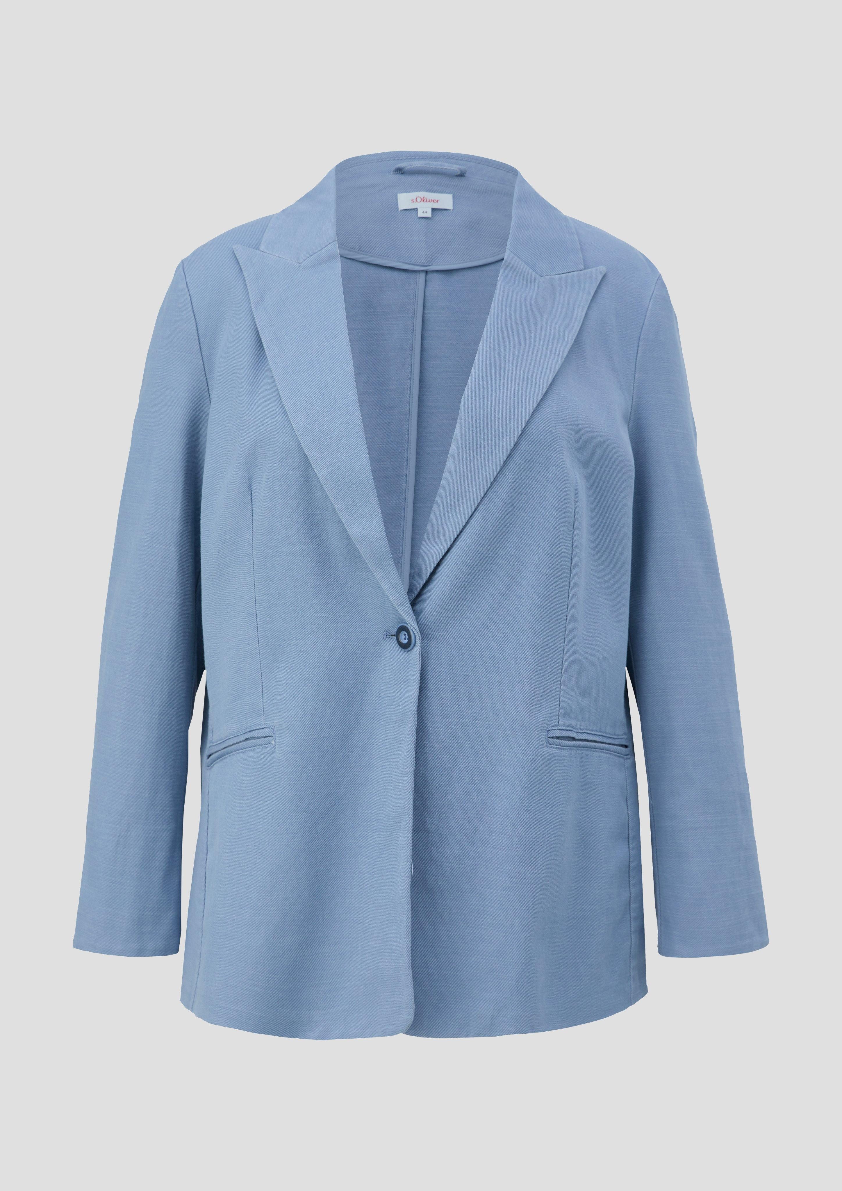 Jackenblazer Blazer aus Twill