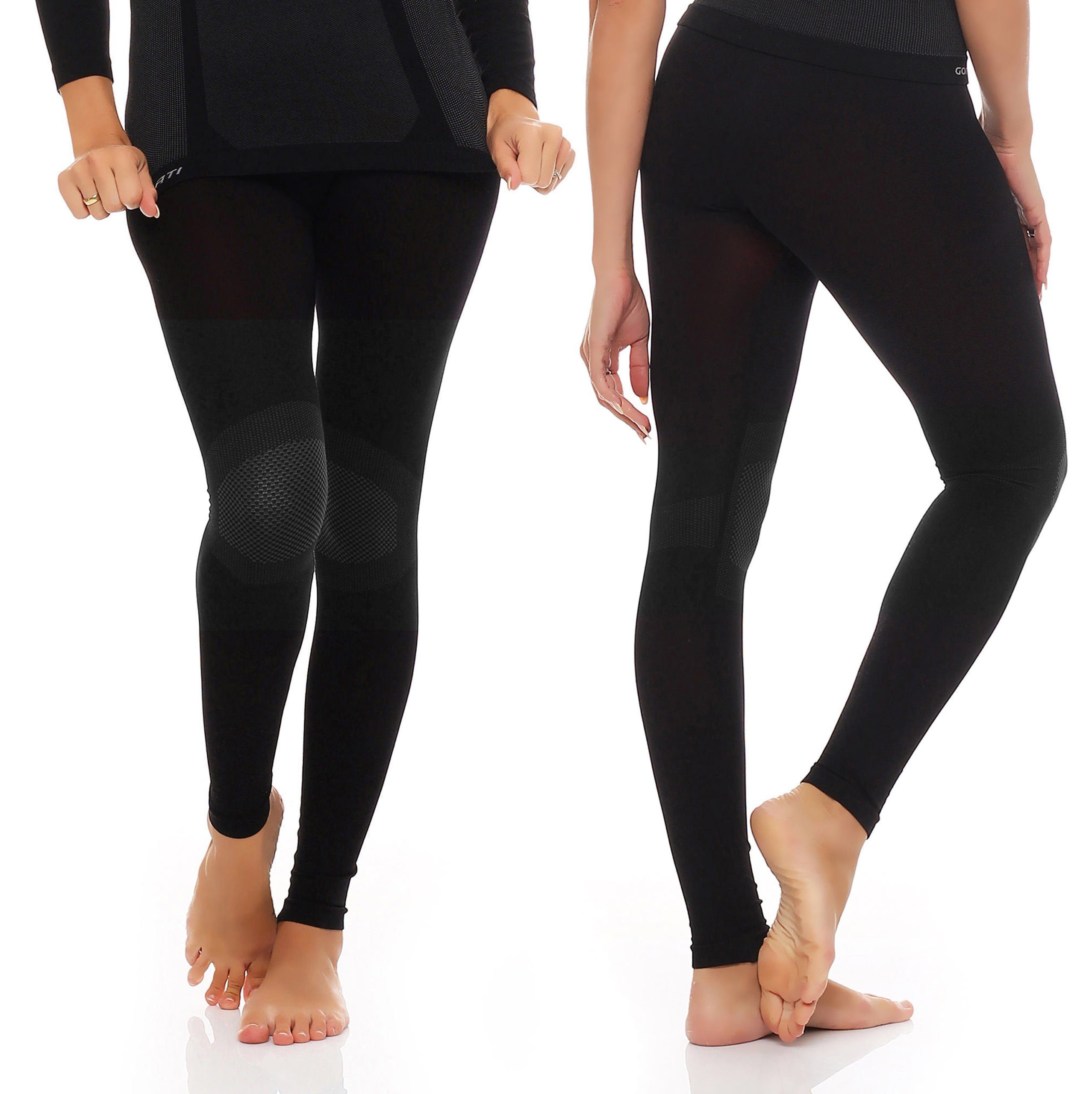 Cocain underwear Funktionsunterhemd (2 Stück) Warme lange Ski Unterwäsche Damen Thermounterwäsche (Spar-Packung, 2-St) hochfunktionelle Membrantechnologie