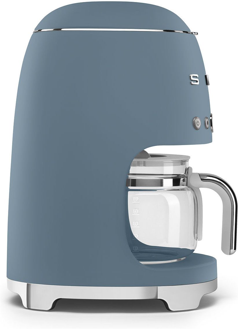 Smeg Filterkaffeemaschine DCF02SBMEU, 1,25l Kaffeekanne, 1x4, Programmierbarer Auto-Start