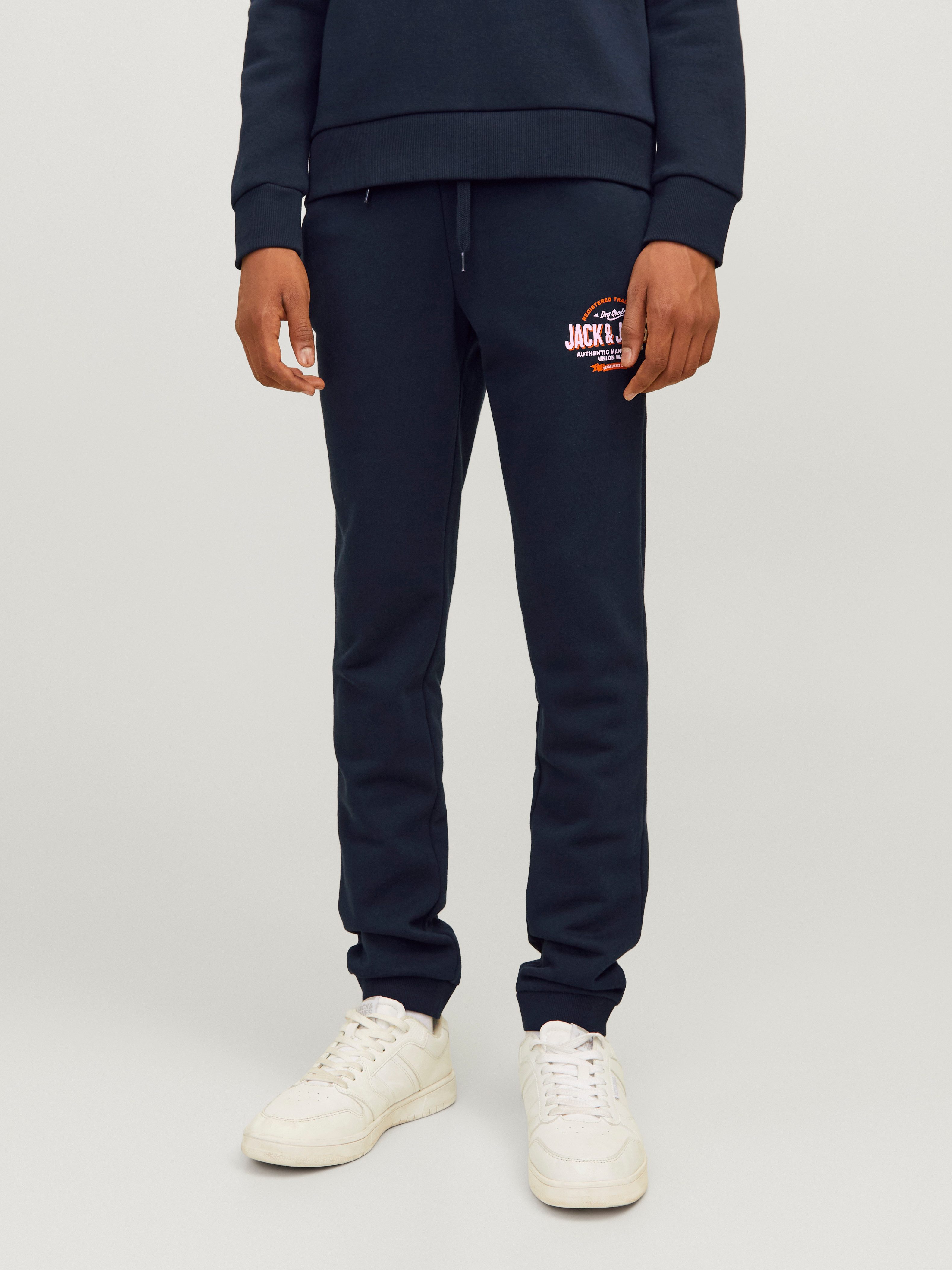 Sweatpant Jack & Jones Garçon - 100% Coton - Taille Élastique Avec Cordon - Confortable Et Doux