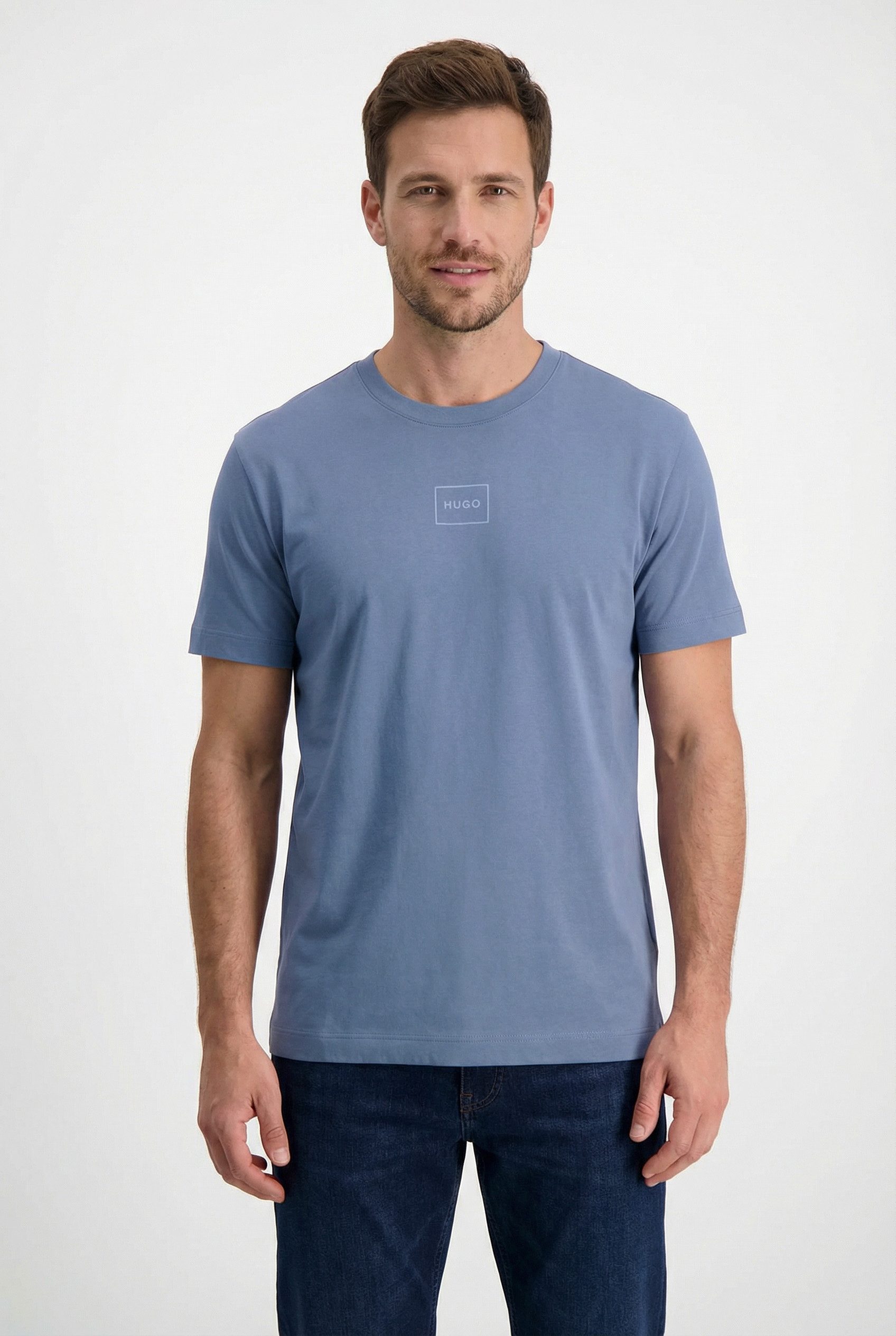 HUGO T-Shirt Laze T-Shirt mit Rundhalsausschnitt