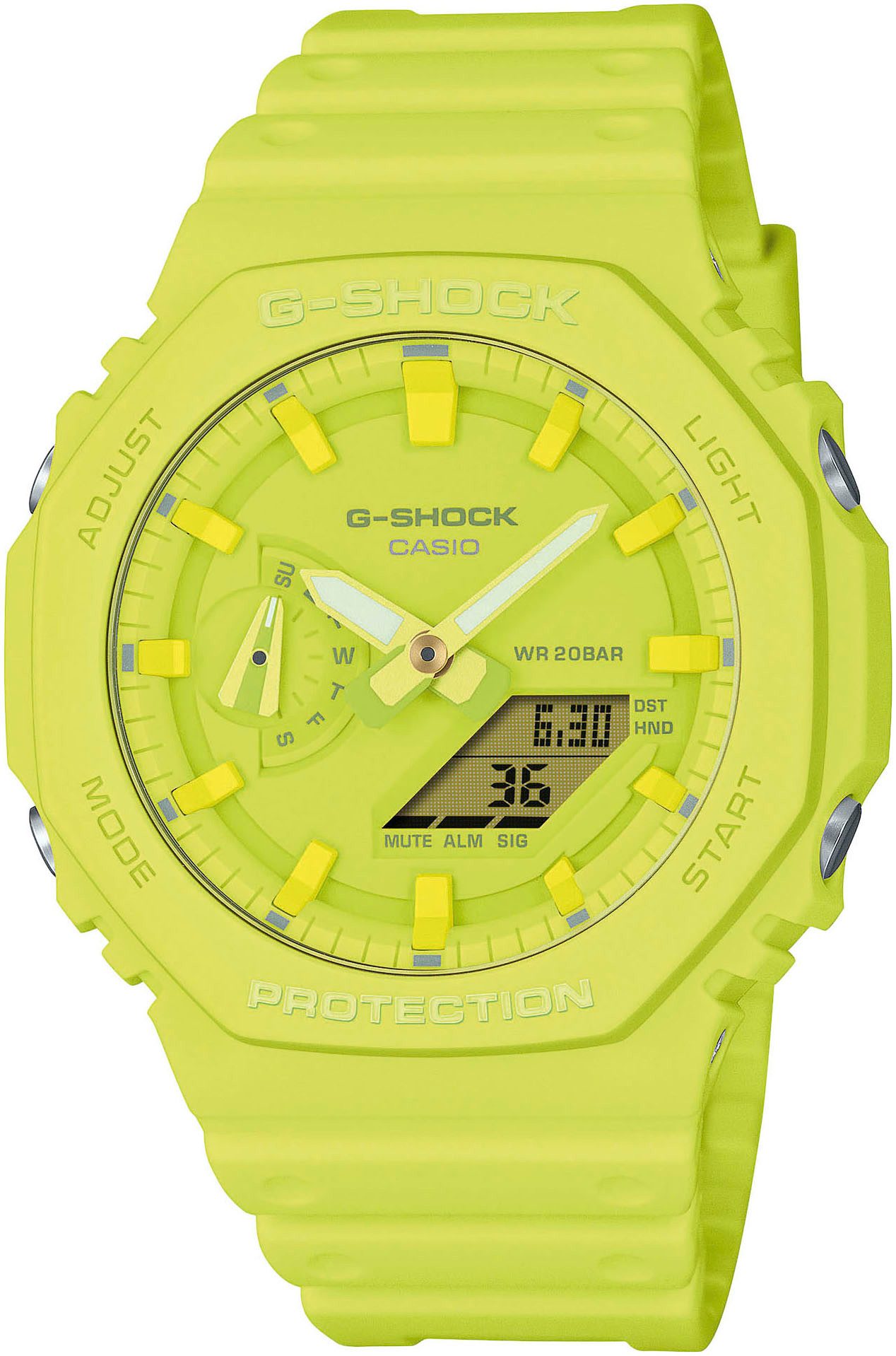 CASIO G-SHOCK Chronograph GA-2100-9A9ER, Quarzuhr,Armbanduhr,Herrenuhr,digi günstig online kaufen