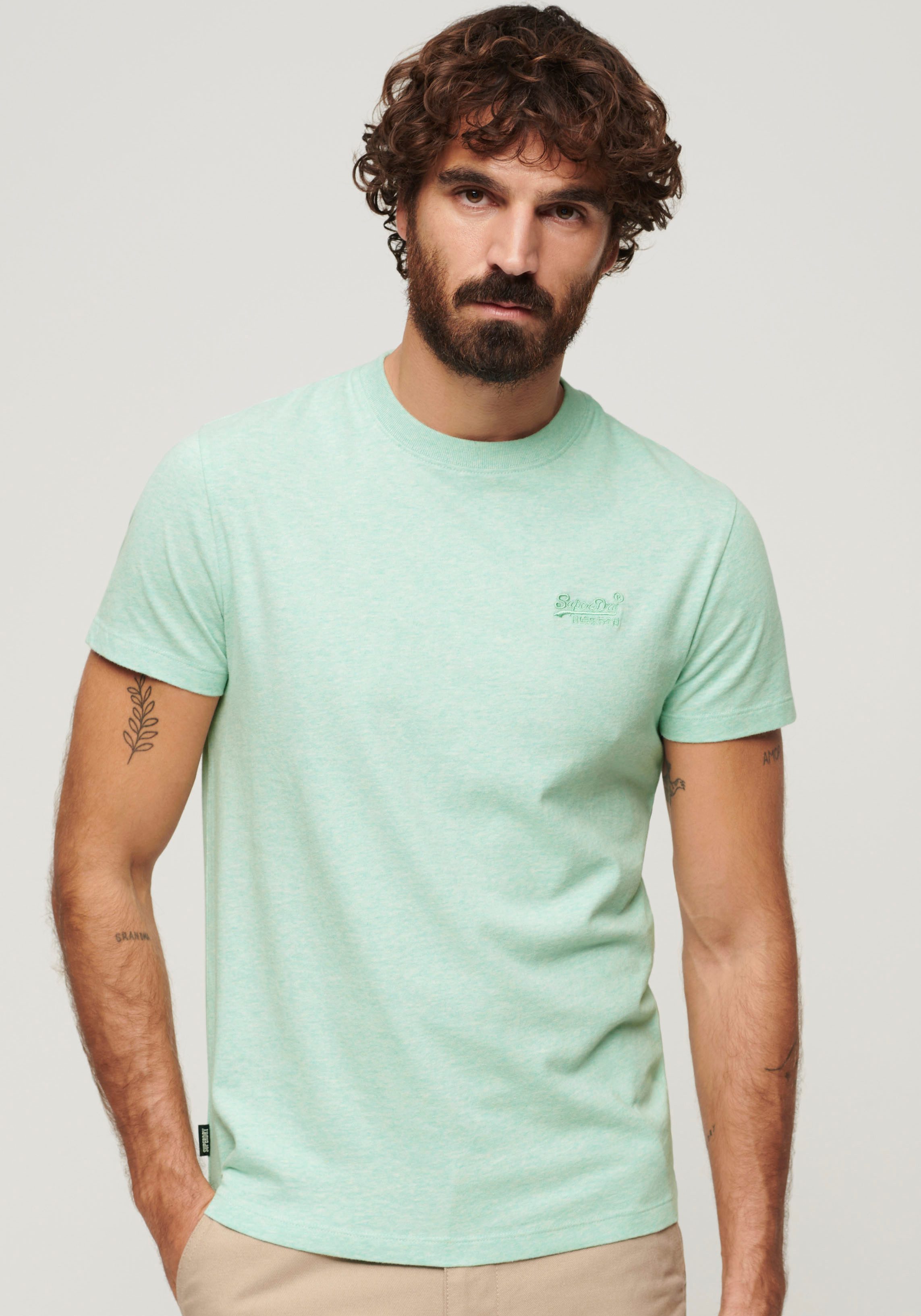 Superdry Rundhalsshirt ESSENTIAL LOGO EMB TEE günstig online kaufen