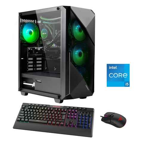 Hyrican Striker 6918 Gaming-PC (Intel® Core i5 13400F, RTX 4070, 16 GB RAM, 1000 GB SSD, Wasserkühlung, Windows 11)