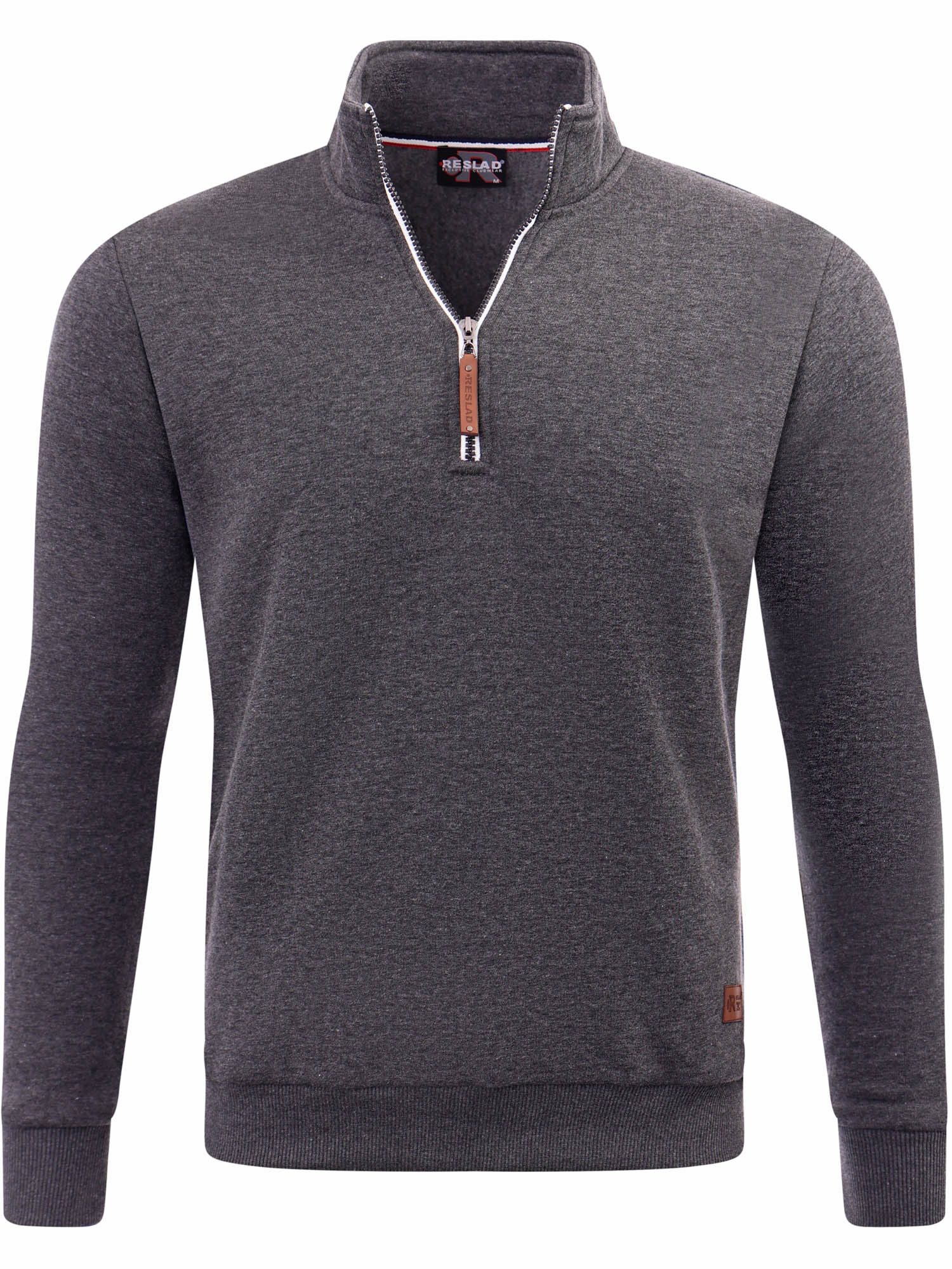 Reslad Sweatshirt Reslad Pullover Herren Troyer RS-1025 (1-tlg) Winter Pullover Pulli Sweater Sweatjacke