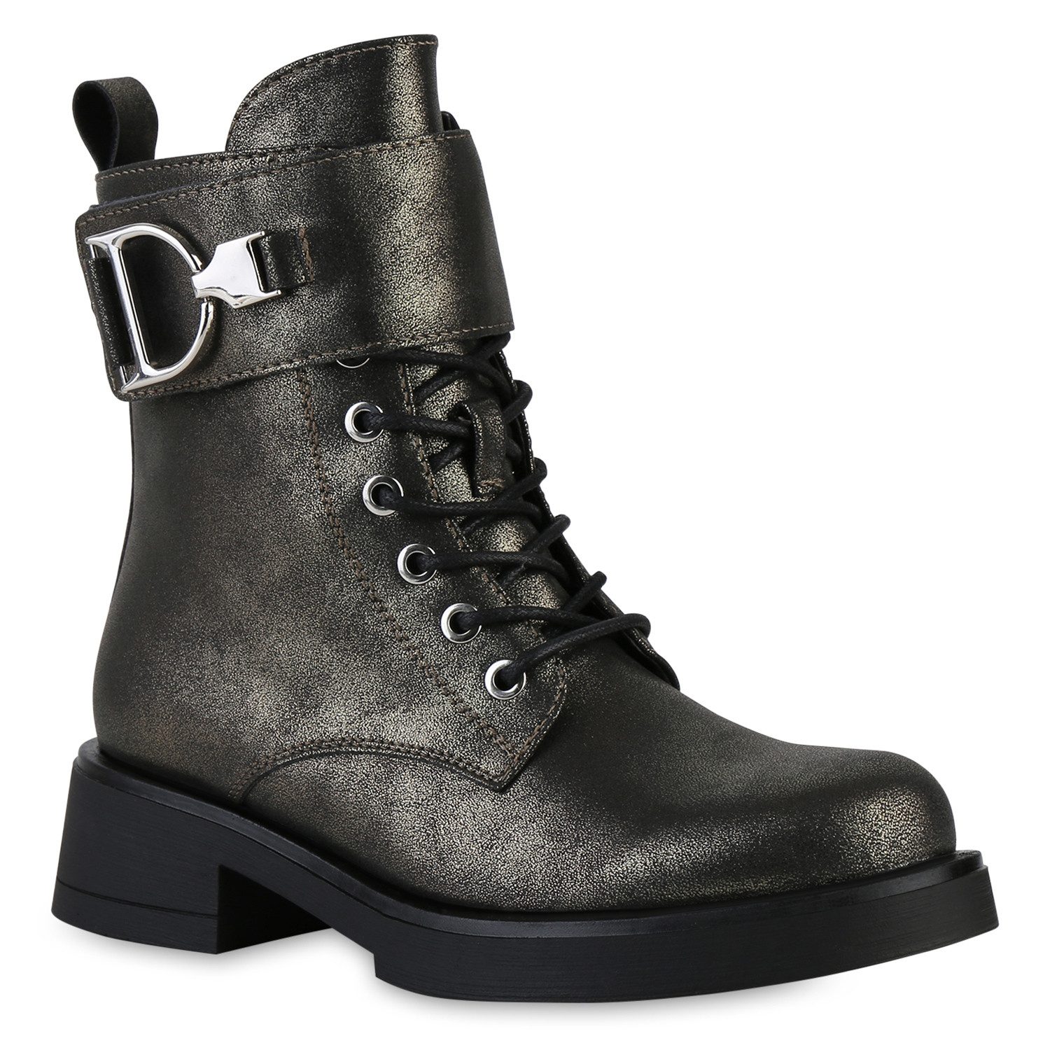 VAN HILL 841450 Schnürstiefelette Damen Schnürstiefeletten Stiefeletten Sch günstig online kaufen