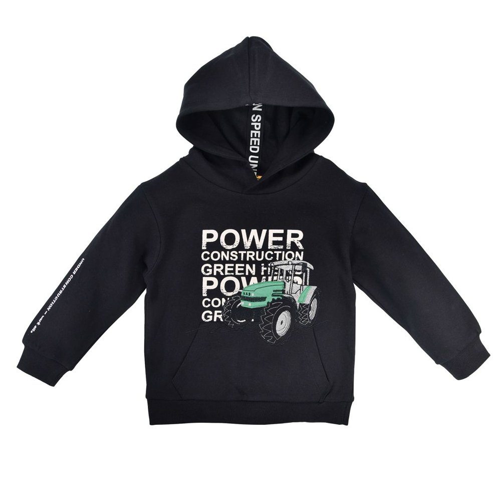 BONDI T-Shirt BONDI Jungen Hoodie Sweatshirt 'Power' 33168, Sch
