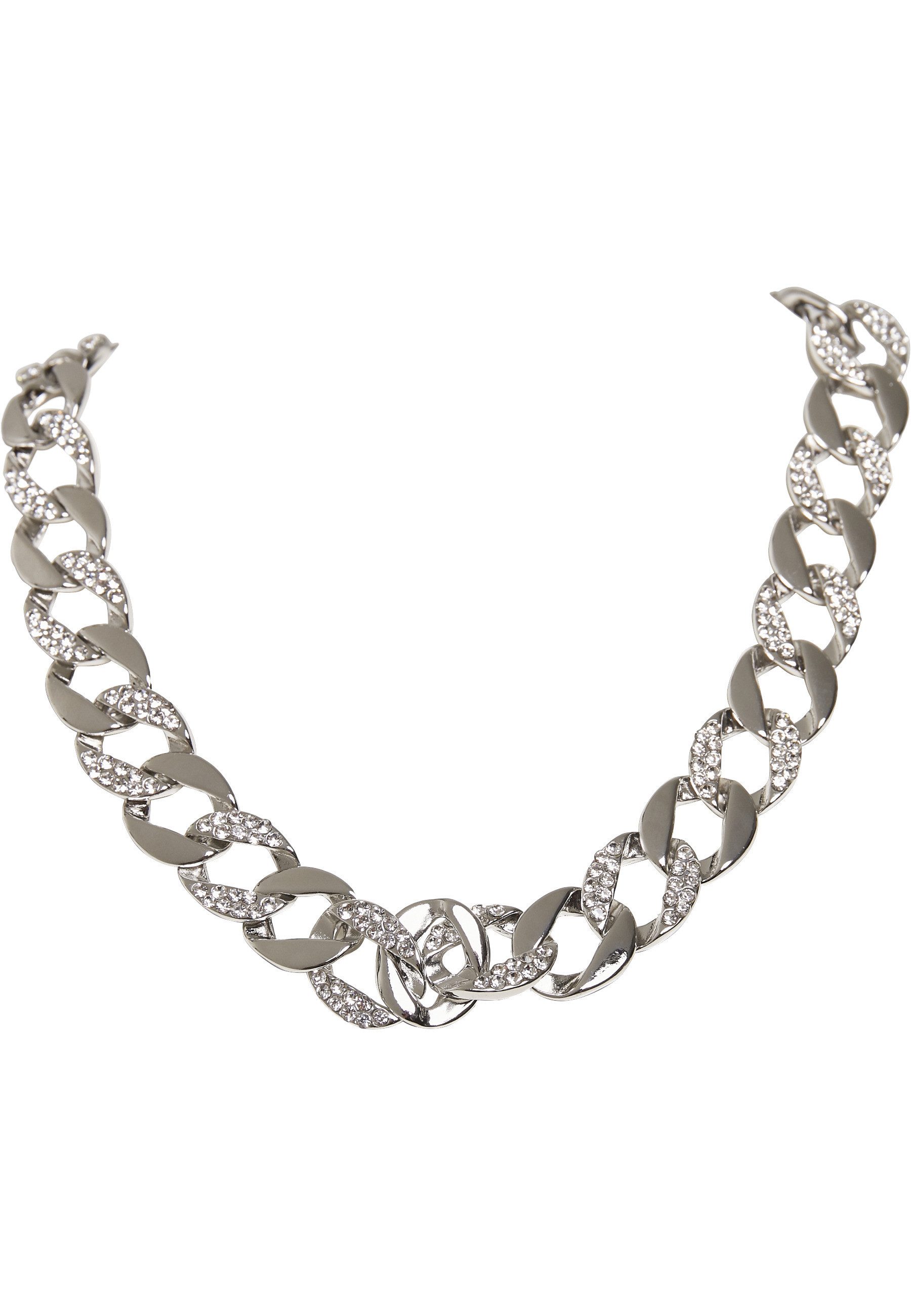 URBAN CLASSICS Bettelarmband Urban Classics Unisex Basic Diamond Necklace And Bracelet Set