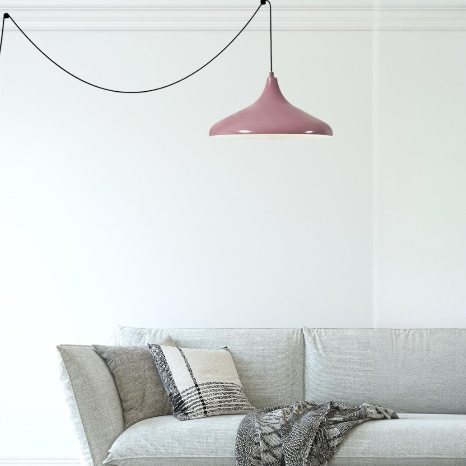 Bamyum Pendelleuchte Champion Pendelleuchte mit Stecker 35 cm, Metall mit 4 günstig online kaufen