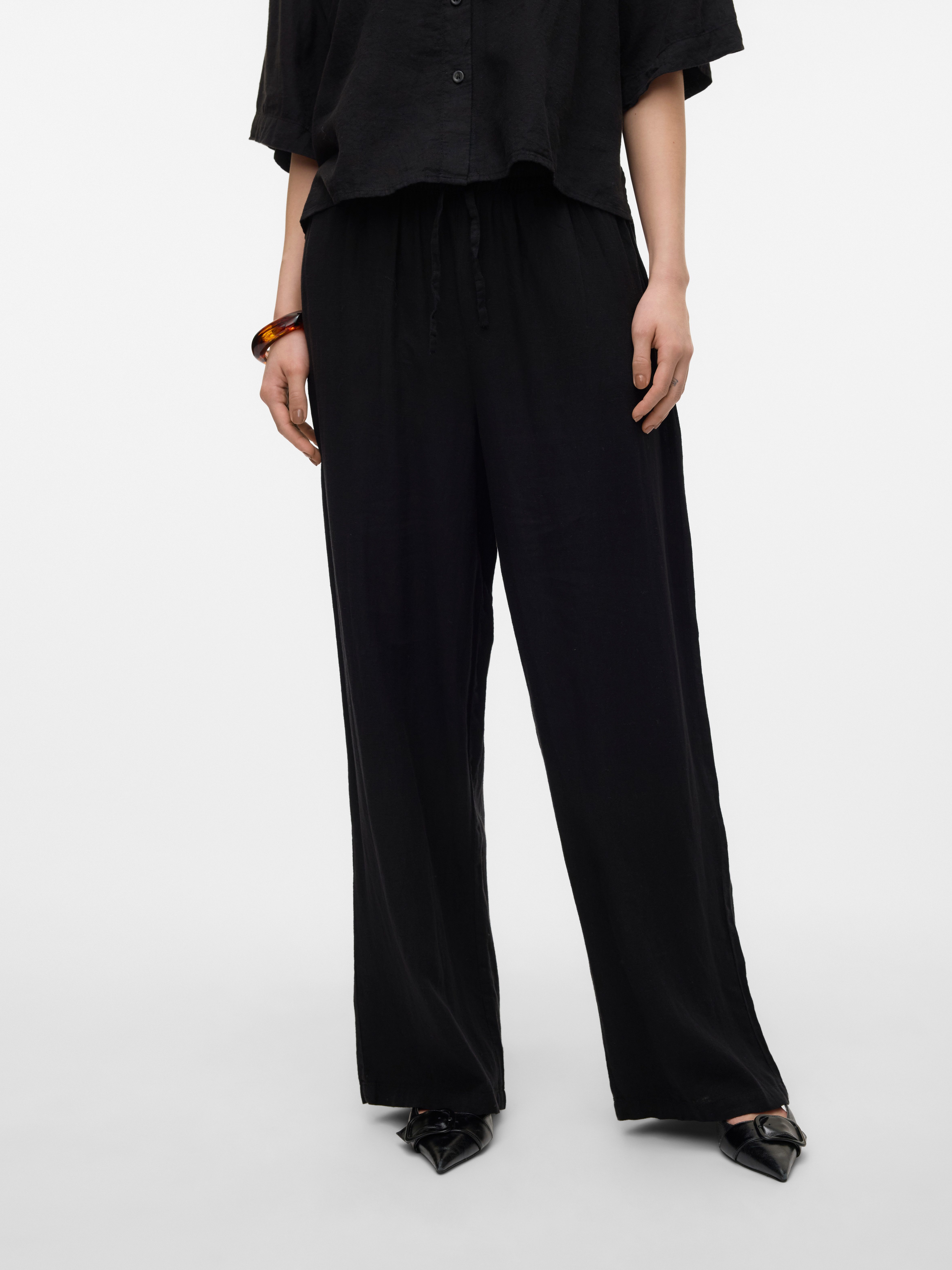Vero Moda Schlupfhose VMLINN LINEN PANTS WVN NOOS Sommerhose, mit Leinen günstig online kaufen