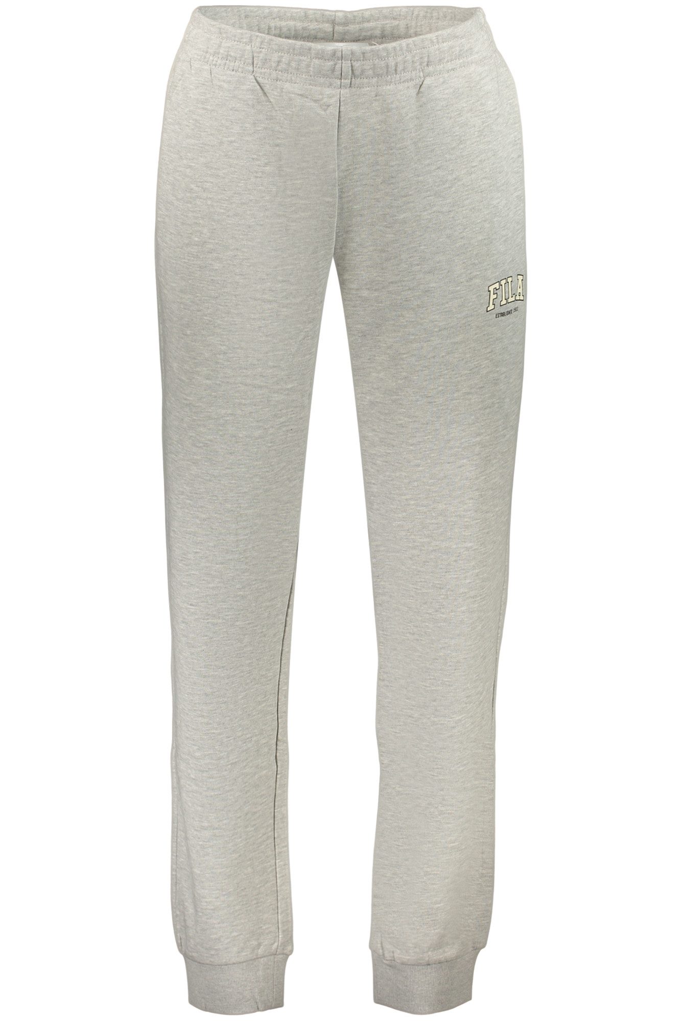 Fila 5-Pocket-Hose Graue Herren-Trainingshose mit Kordelzug aus Bio-Baumwolle