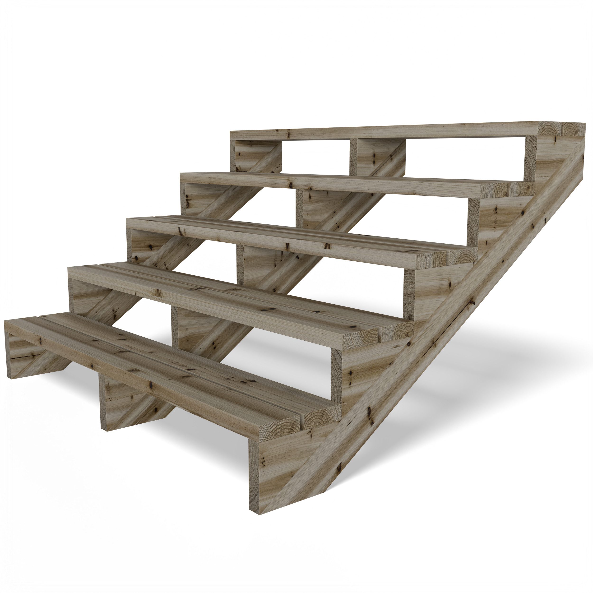 Gartenwelt Riegelsberger Außentreppe Terrassentreppe Kiefer kesseldruckimpr günstig online kaufen
