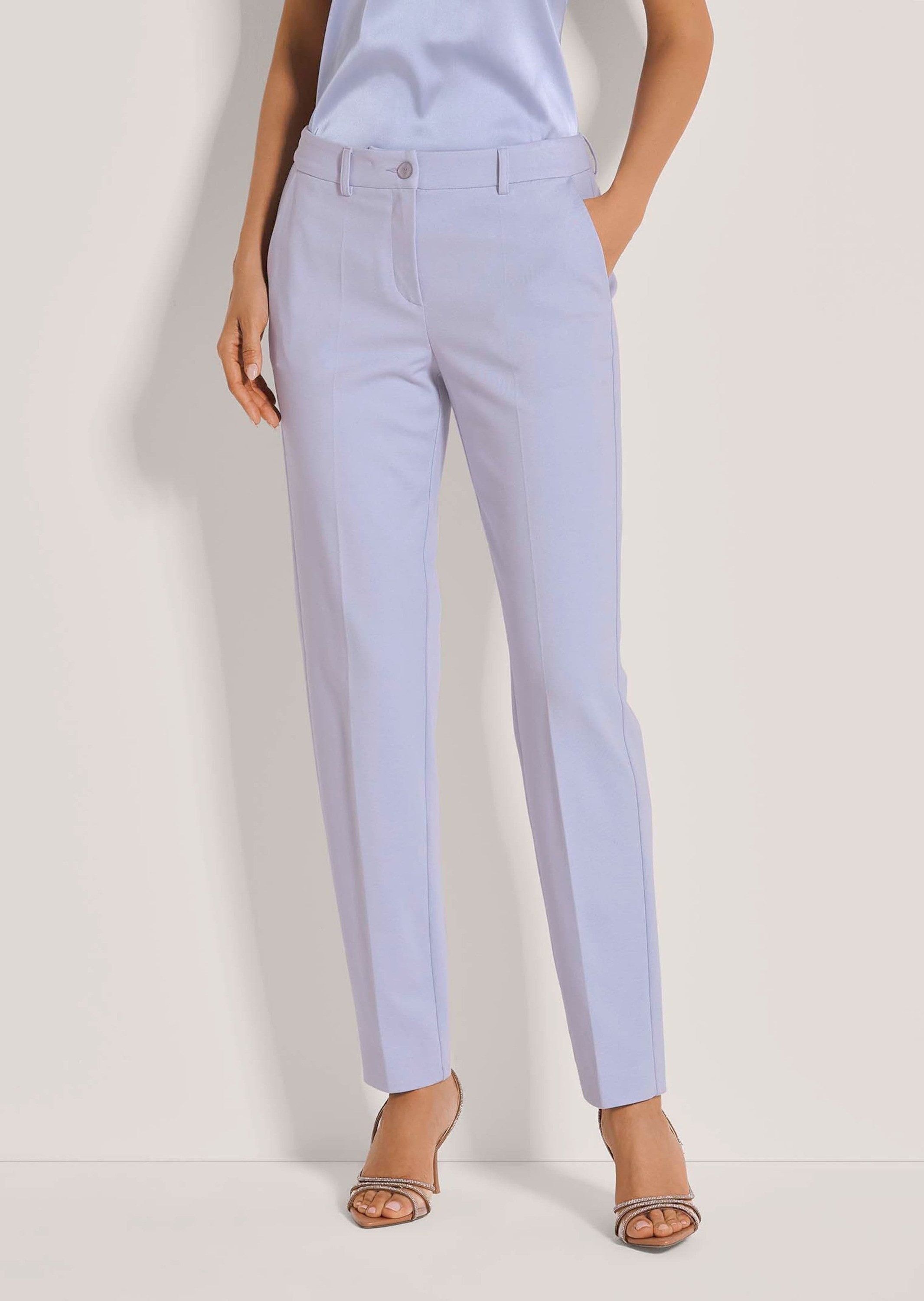 MADELEINE Bügelfaltenhose Jerseyhose mit Bügelfalten