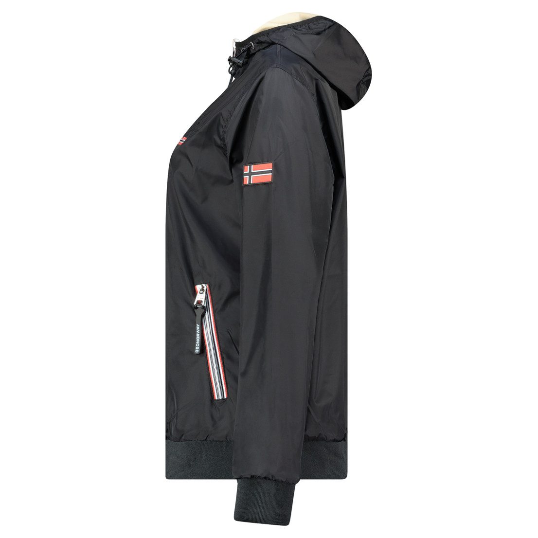 Geographical Norway Softshelljacke Damen Relaxed Fit Jacke Windabweisend baarrivial lady mit Kapuze – Bild 4 von 4