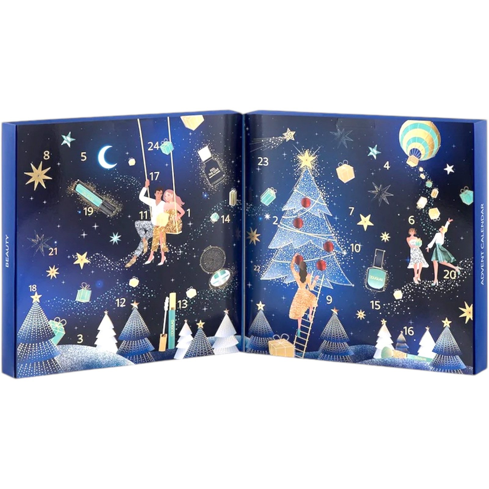 Douglas Kosmetik-Adventskalender 2024 MAKE-UP & PFLEGE Beauty Highlights, 24 Beauty-Highlights durch die Douglas-Welt