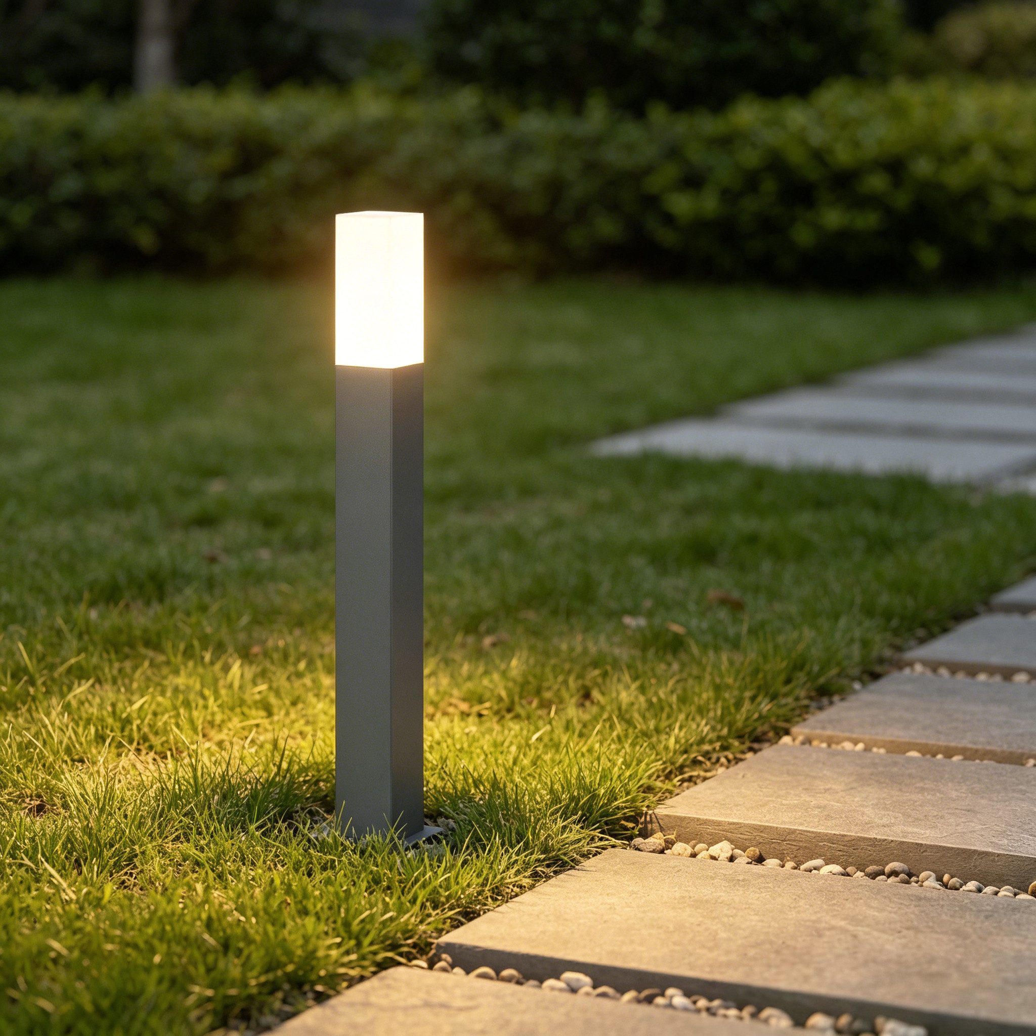 Mai & Mai LED Außen-Stehlampe LED Wegeleuchte 3000K IP65 Gartenlampe Standleuchte für Außen 3W