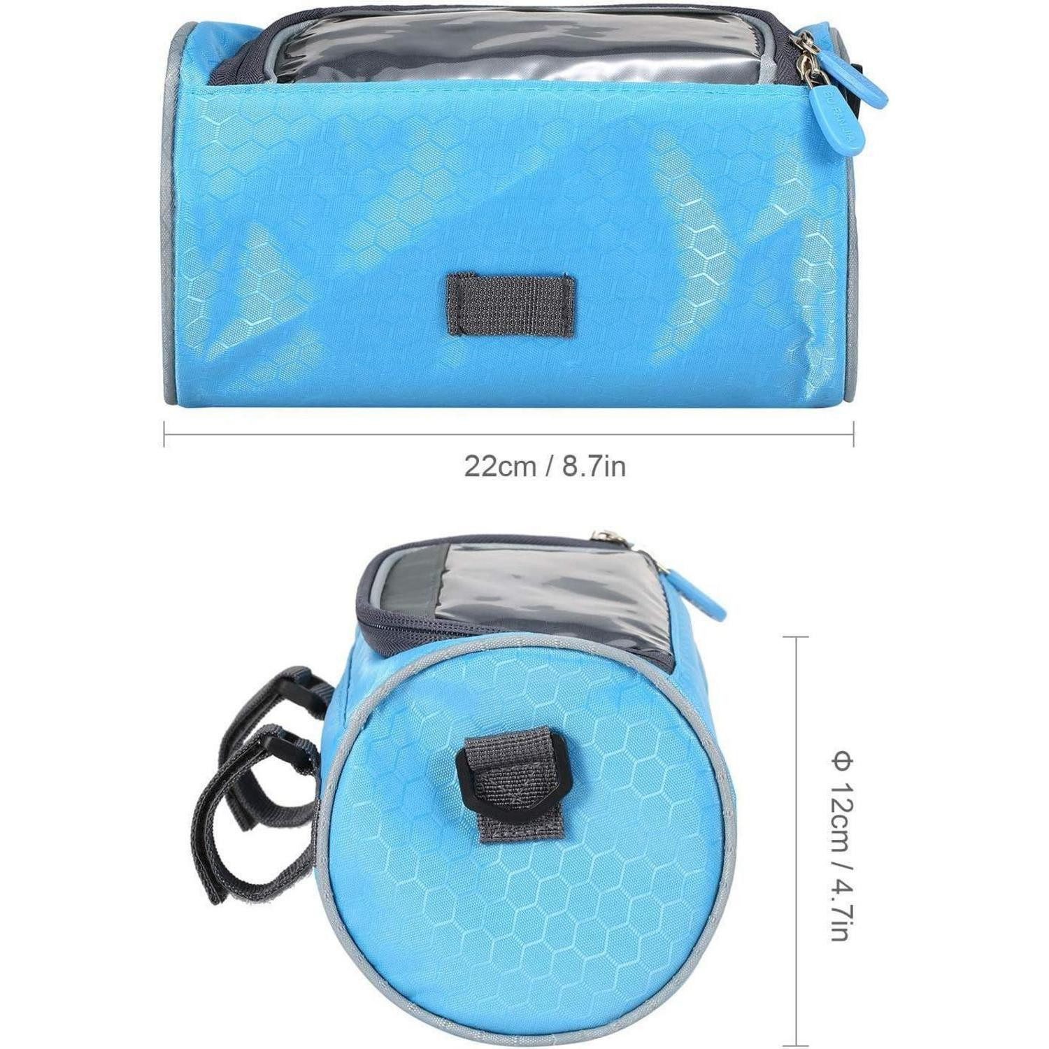 LuxusKollektion Fahrrad-Gepäckträger Fahrrad Lenkertasche wasserdicht Telefonhalterung Rose Rouge