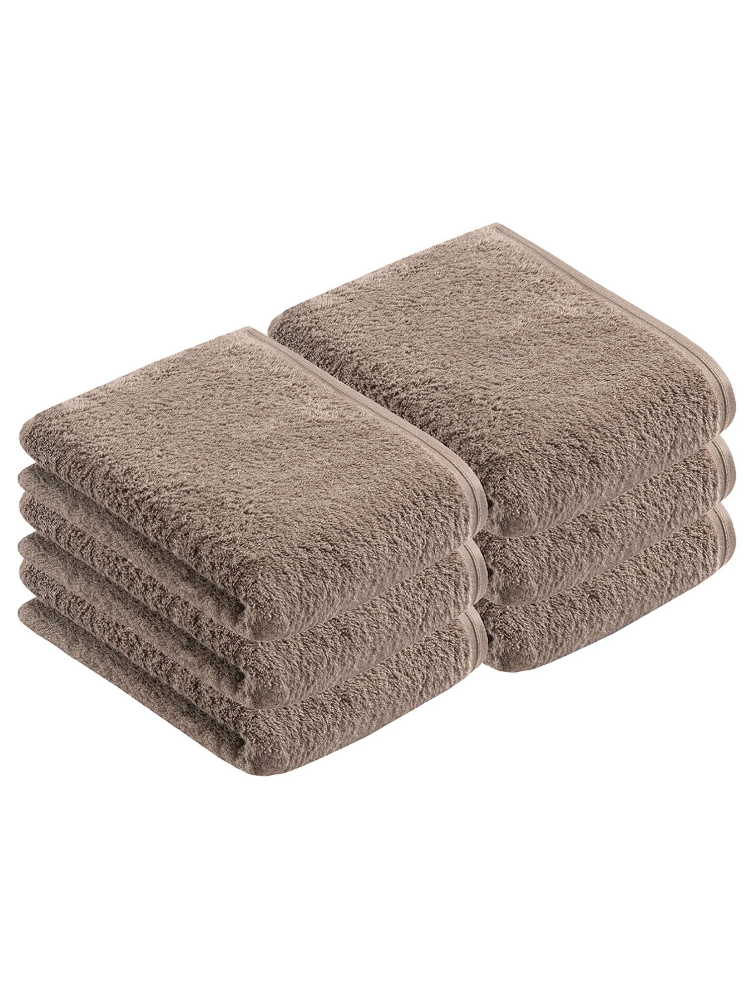 Vossen Duschtücher 6er Pack Duschtuch 67 x 140 cm Vegan Life, Frottier (Spar-Set, 6-St)