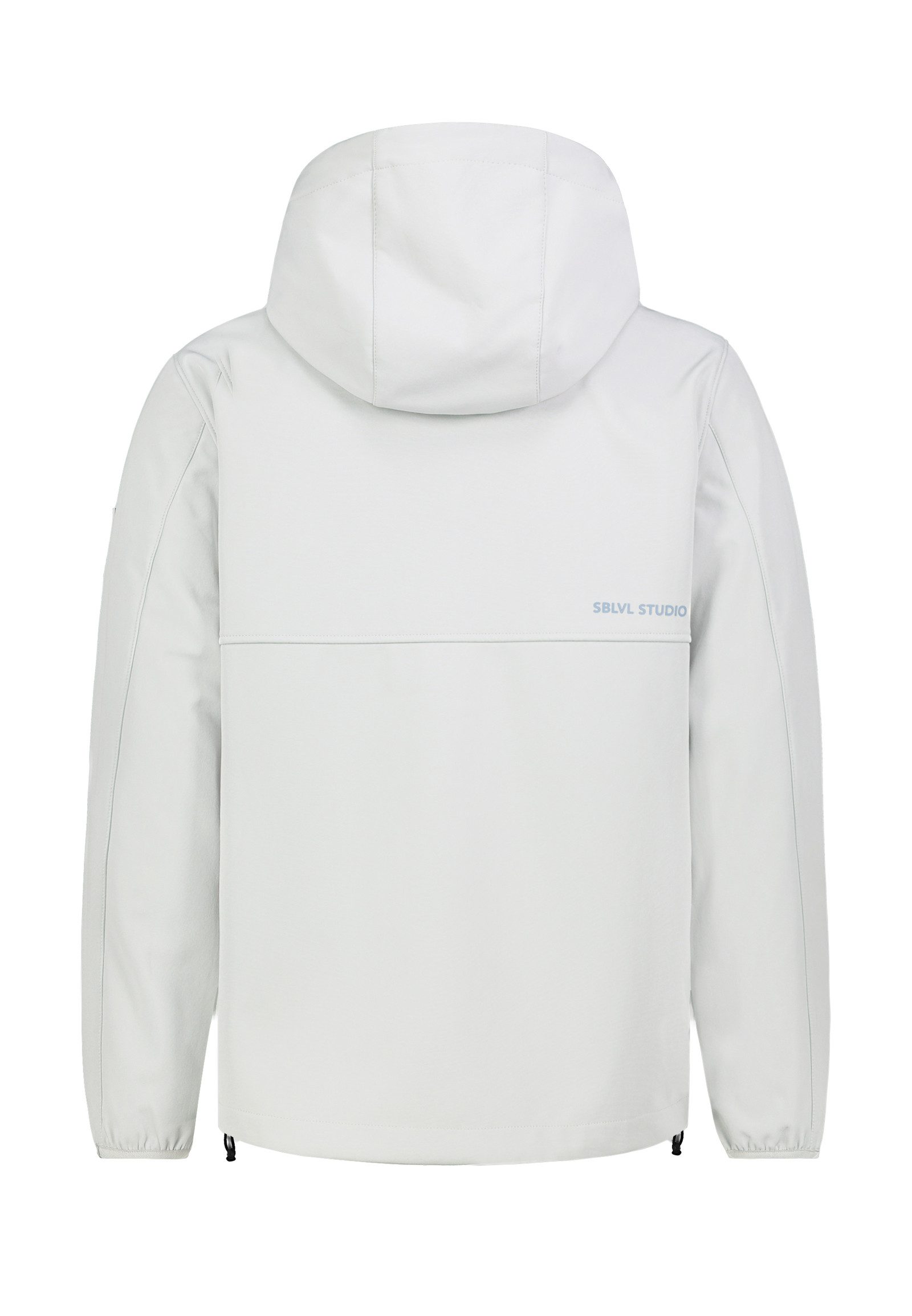 SUBLEVEL Softshelljacke Herren Übergangsjacke Softshell mit Brusttasche Kapuze mit Tunnelzug, verschiedene Artworks