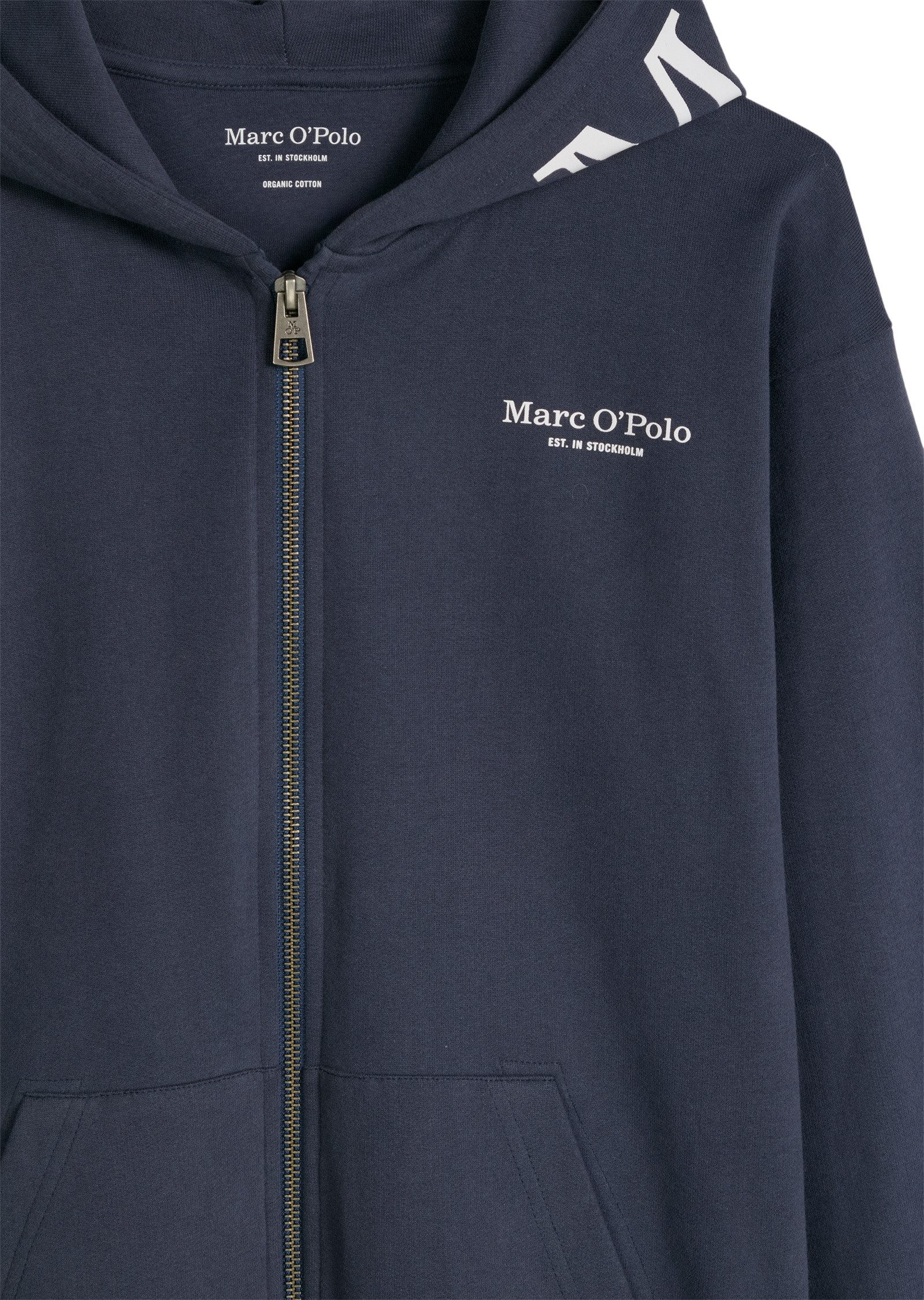 Marc O'Polo Outdoorjacke aus softem Bio-Baumwoll-Sweat