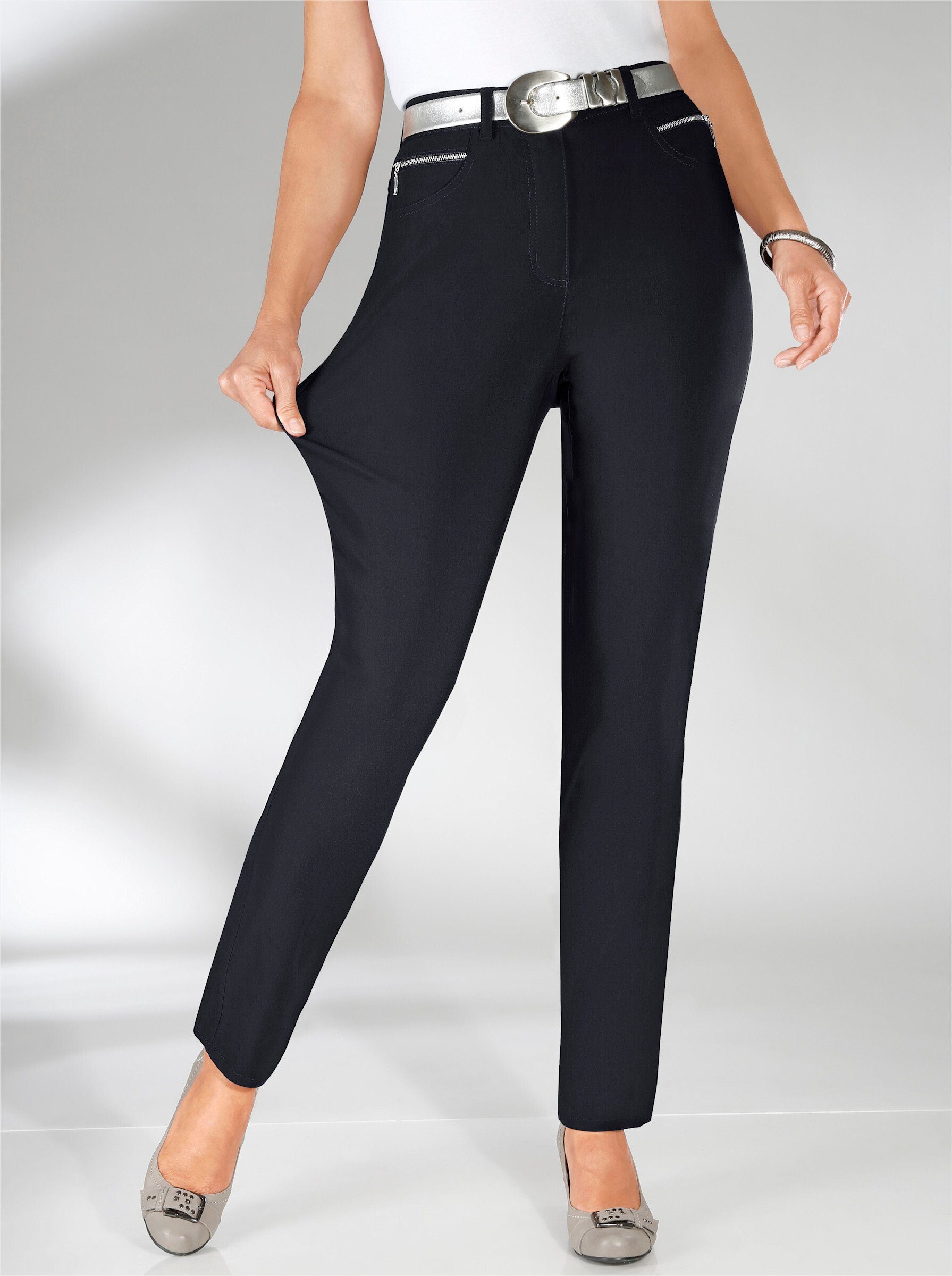 Stehmann Jerseyhose Hose leicht vertieft
