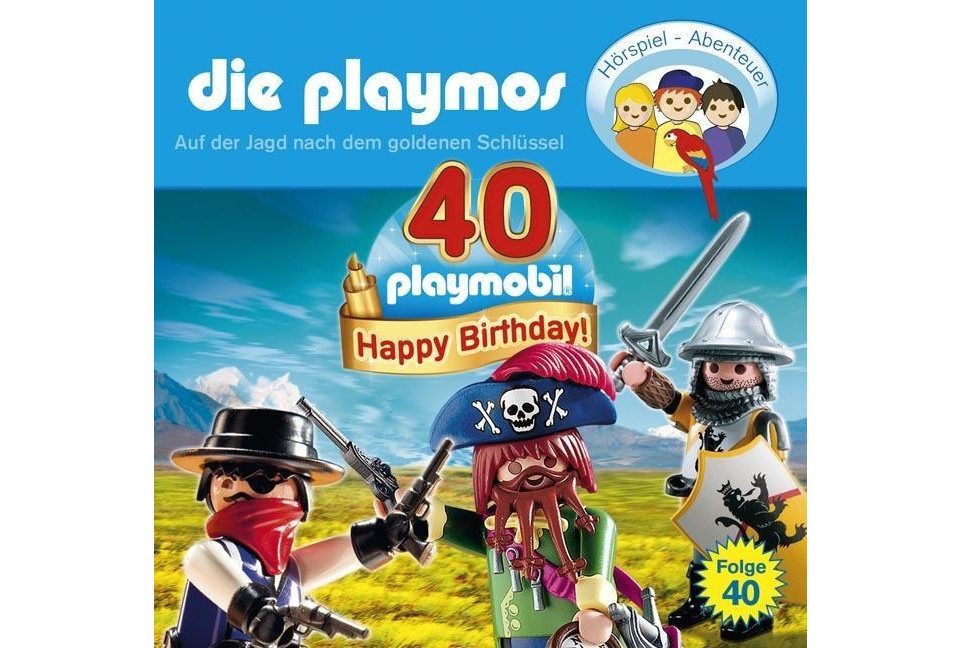 Hörspiel-CD Die Playmos - Auf der Jagd nach dem goldenen Schlüssel, 1 Audio-CD