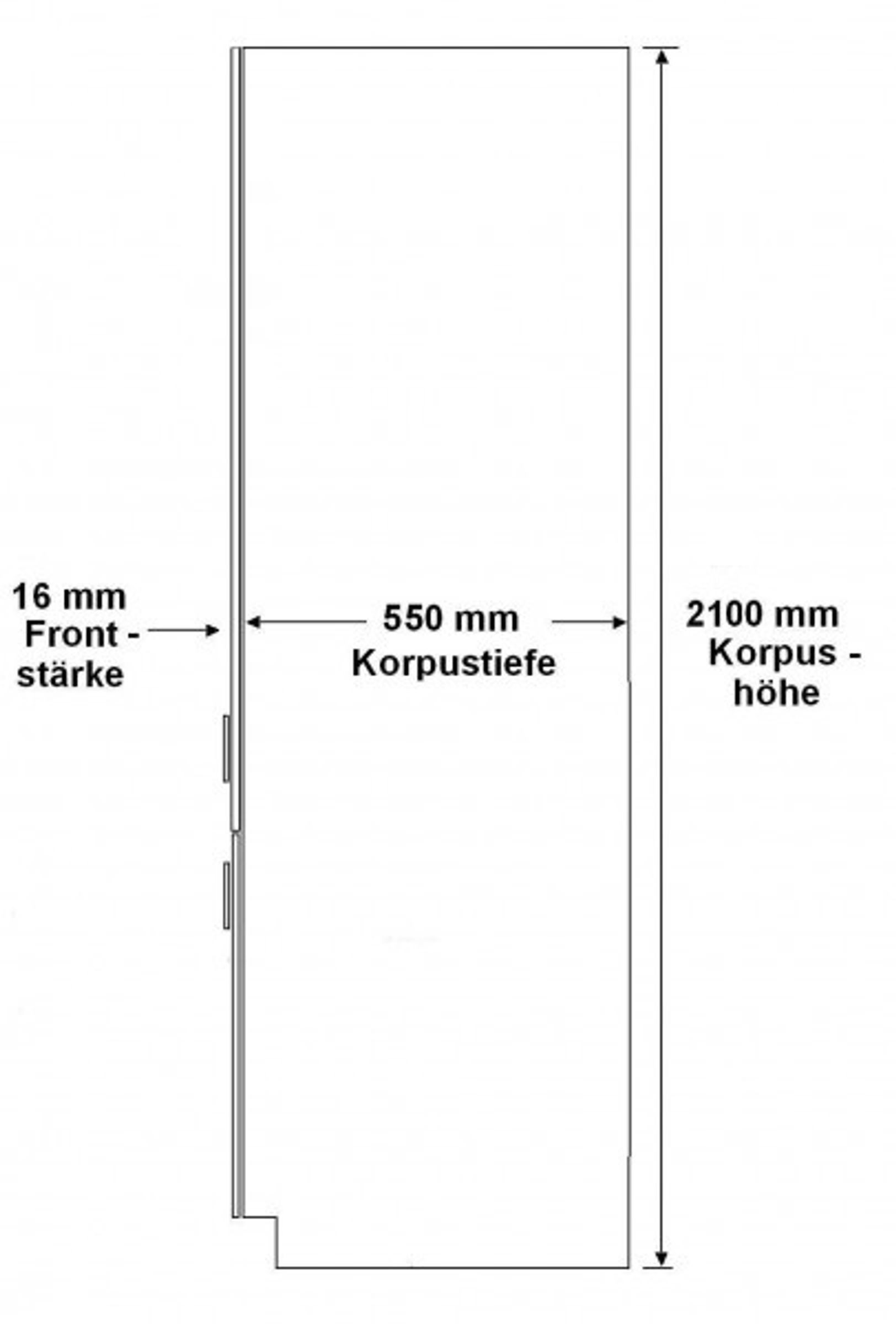 Küchen-Preisbombe Küchenzeile BIANCA II 240 + 160 cm Hochglanz Grau Küche Küchenblock Einbauküche – Bild 5 von 5