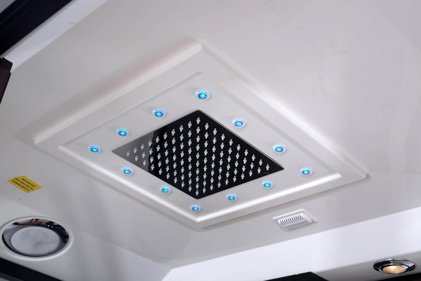 HOME DELUXE Dampfdusche LUXORY XL, BxT: 120x90 cm, Einscheibensicherheitsglas, inkl. Armaturen, Duschtasche und hochwertigen Aluminiumprofilen, mit Schiebetür, Radio, Licht und Dampfsauna, Komplettdusche