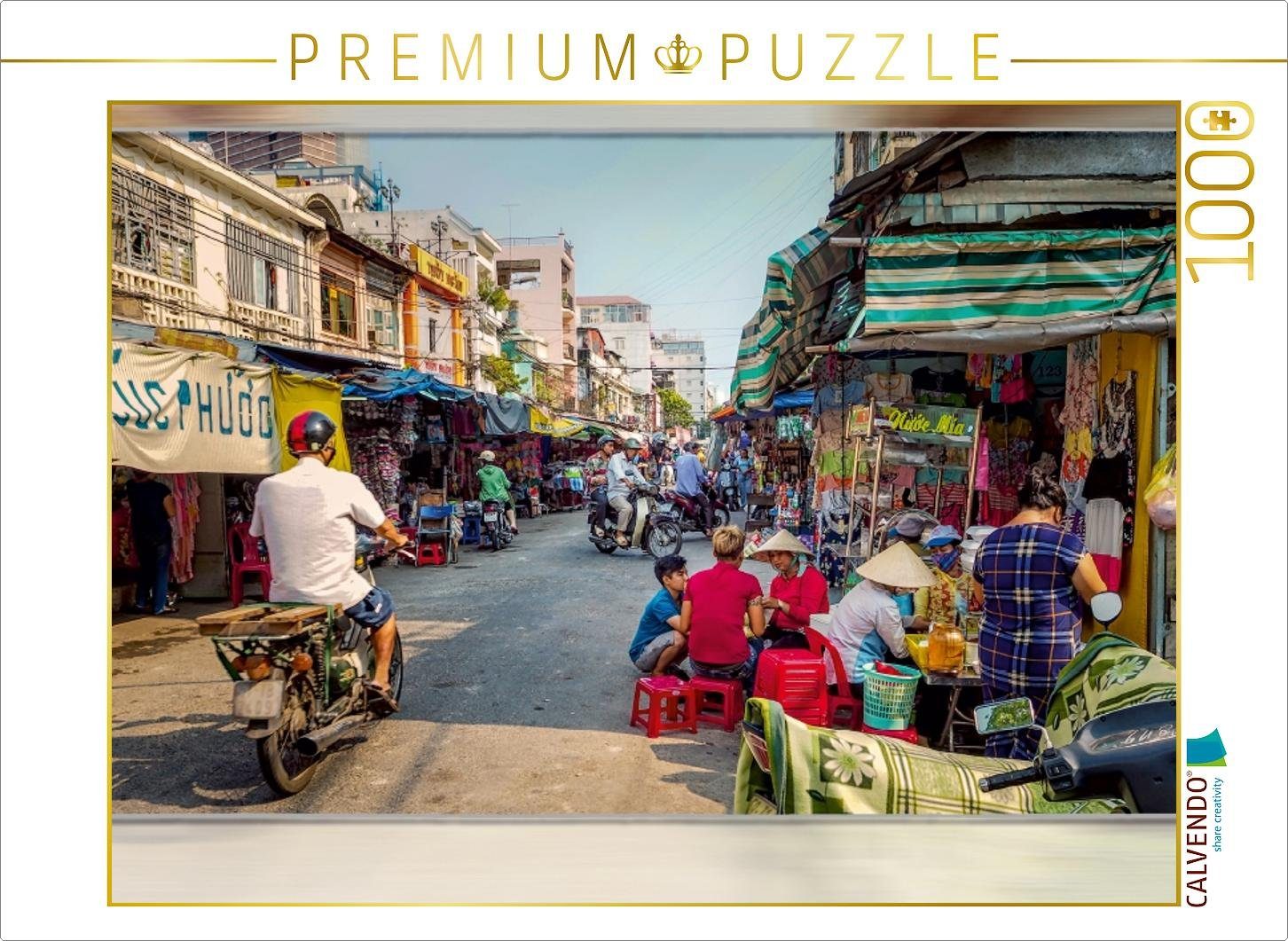 CALVENDO Puzzle CALVENDO Puzzle Vietnam, Ho Chi Minh 1000 Teile Lege-Größe 64 x 48 cm Foto-Puzzle Bild von Dieter Gödecke, 1000 Puzzleteile
