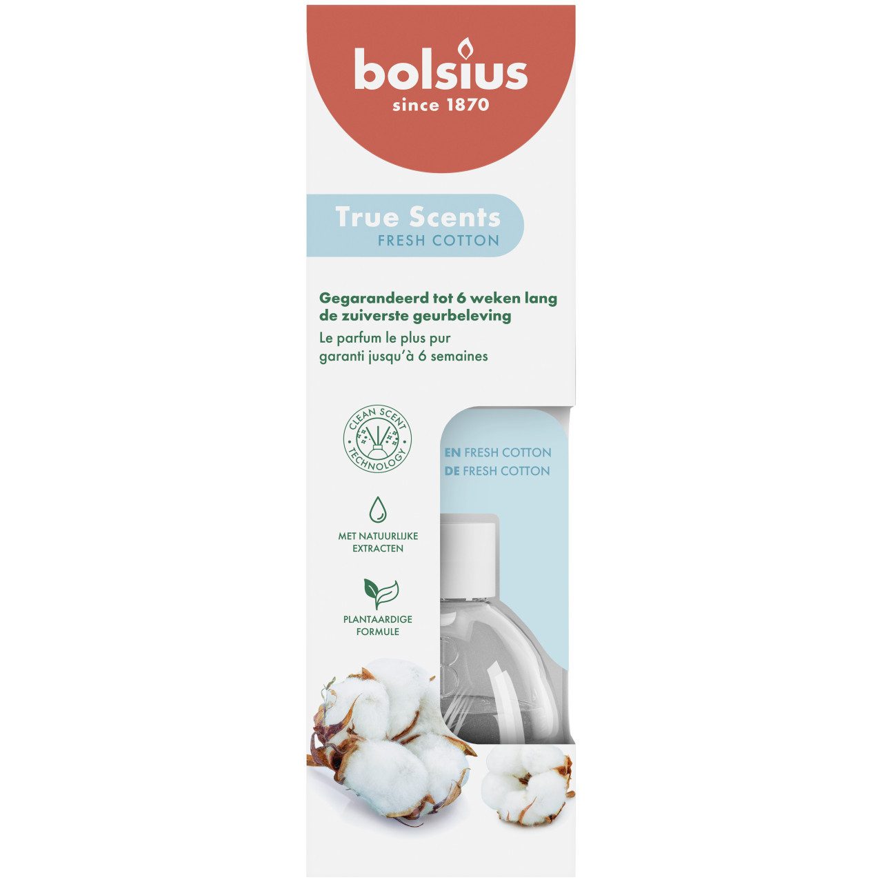 Bolsius Raumduft Bolsius True Scents Raumduft Fresh Cotton 60 ml
