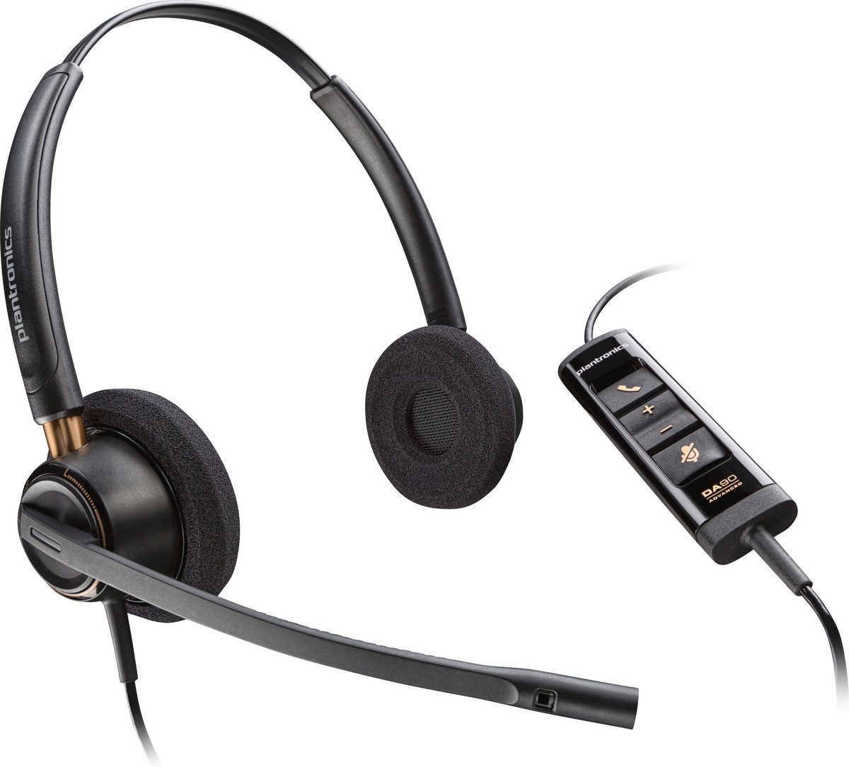 Poly Headset EncorePro 525 binaural USB-A & USB-C PC-Headset