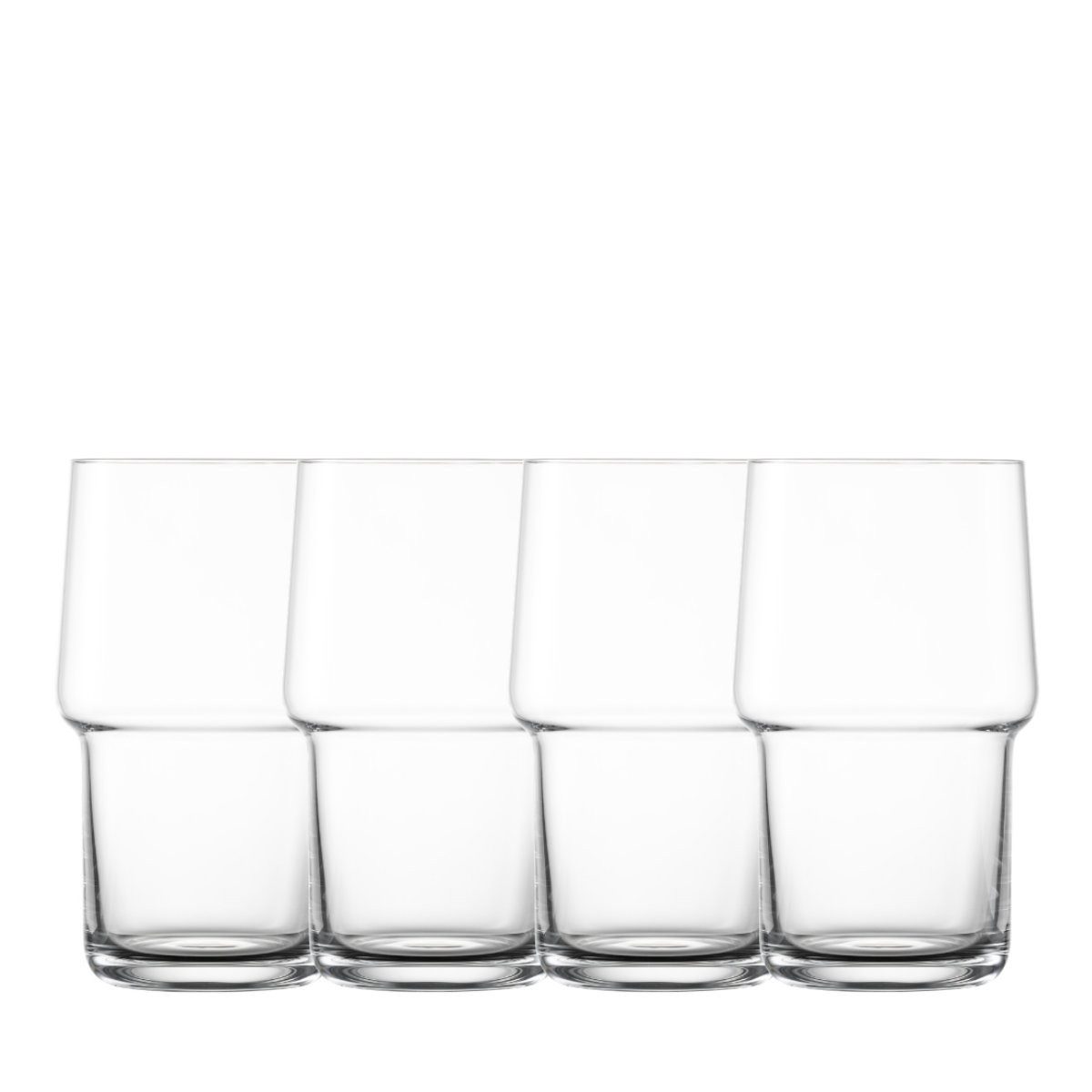 Zwiesel Glas Bierkrug Click, Kristallglas, 4-tlg.