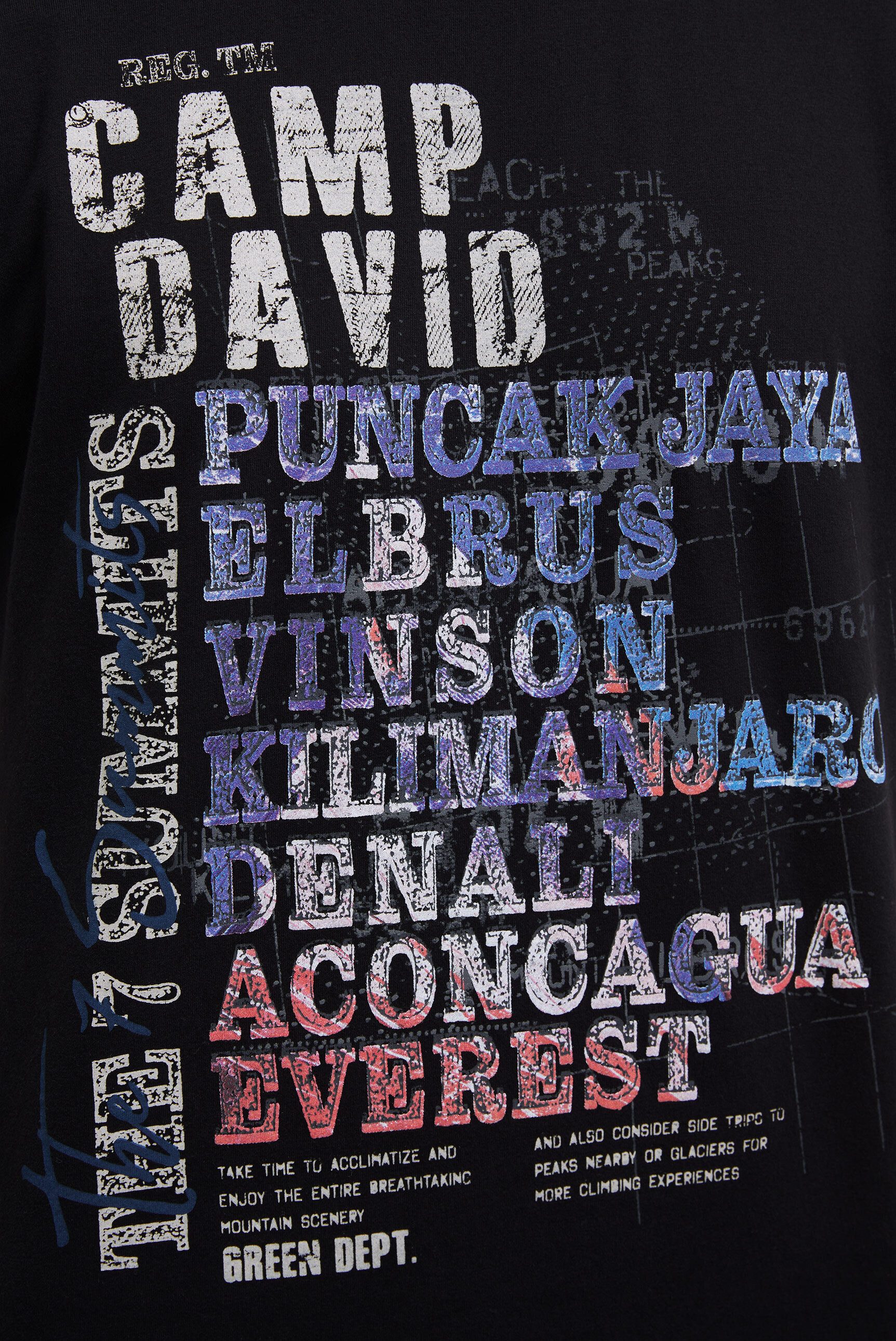 CAMP DAVID Rundhalsshirt mit Necktape