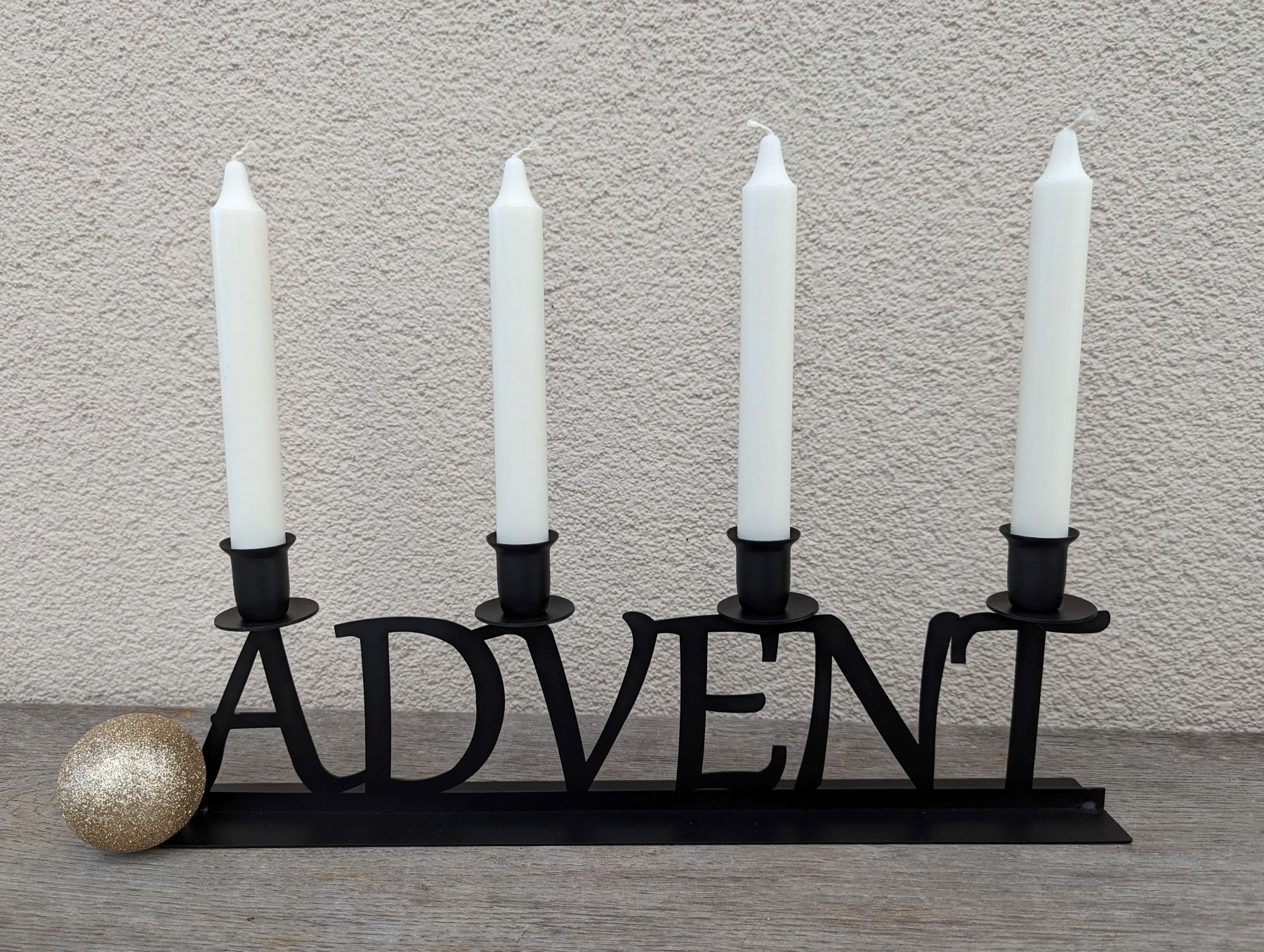 Posiwio Kerzenhalter Weihnachtsfigur "Advent" (4er-Set)